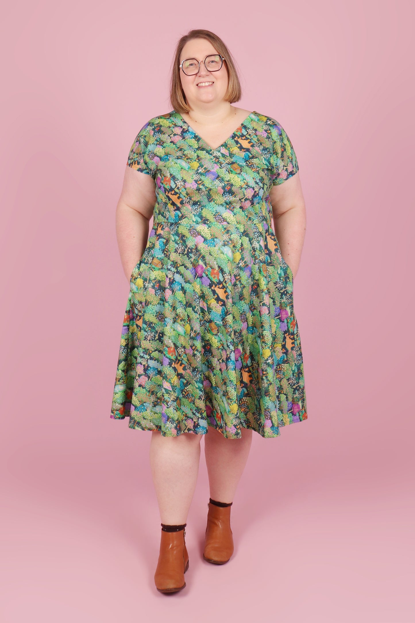 Belinda Dress Midnight Picnic