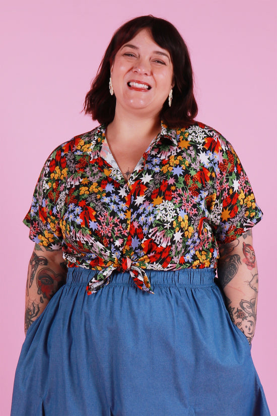 Emma Shirt Festive Floral