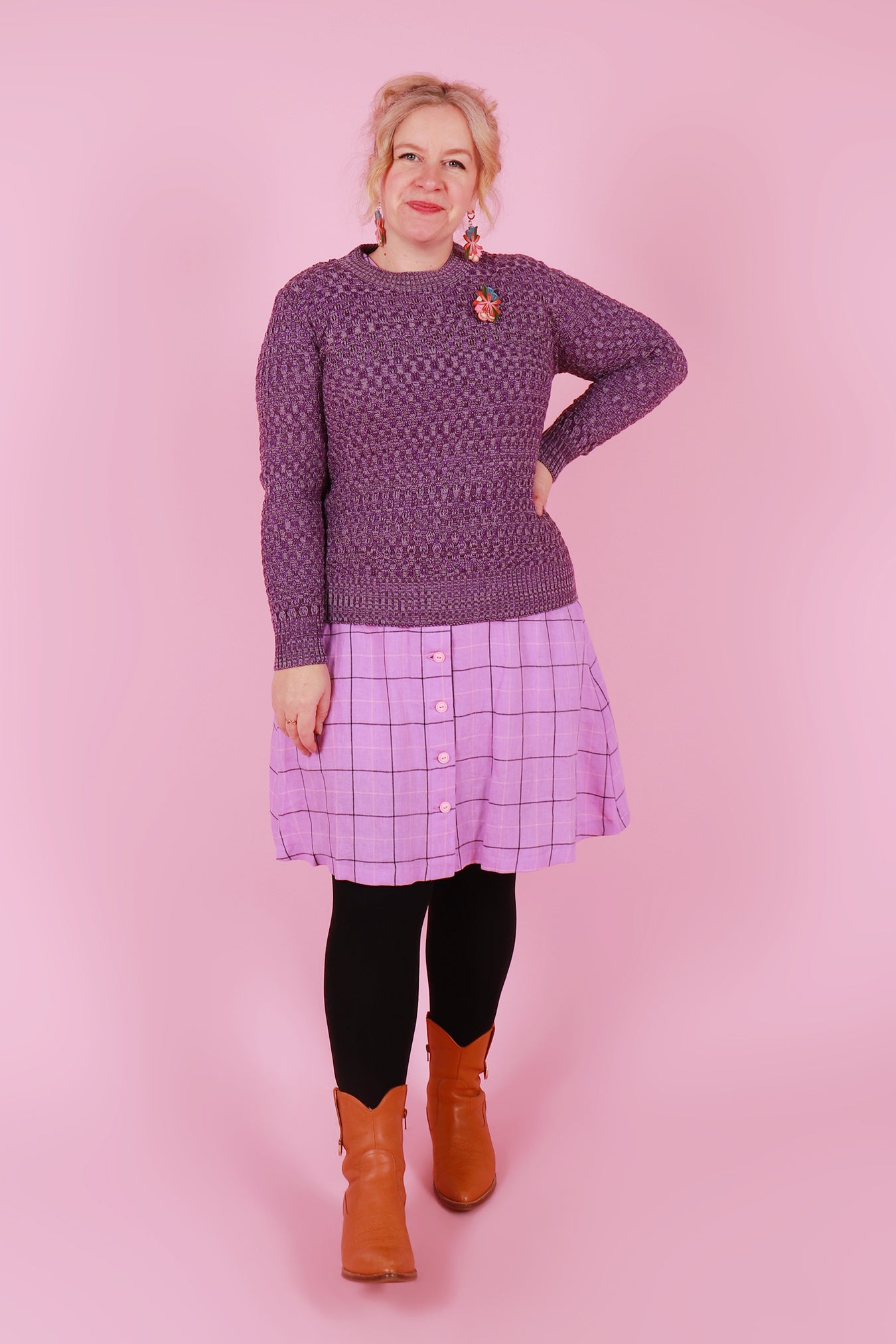 July Jumper Galaxy Purple