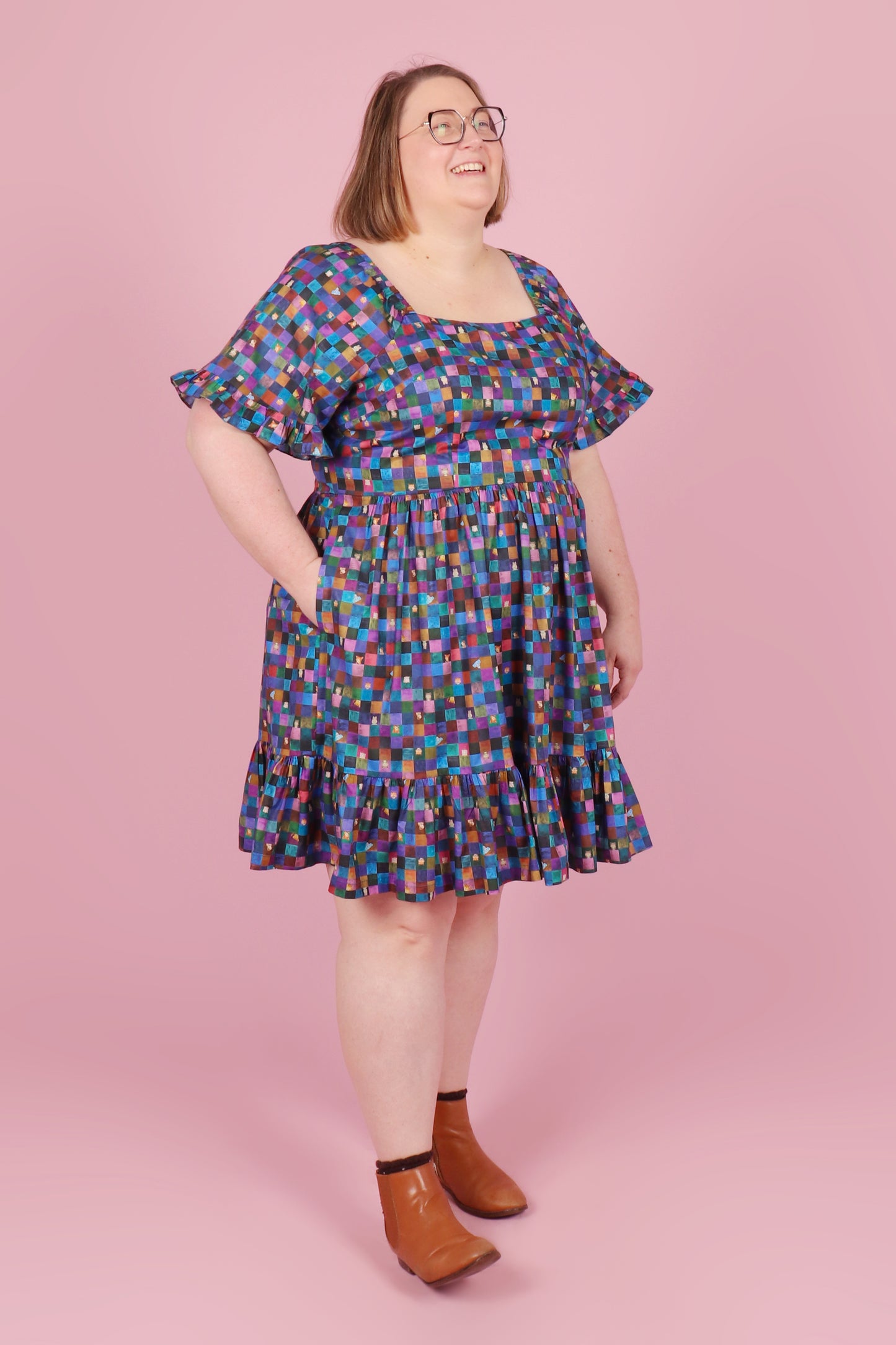 Maddie Short Dress Hide and Squeak