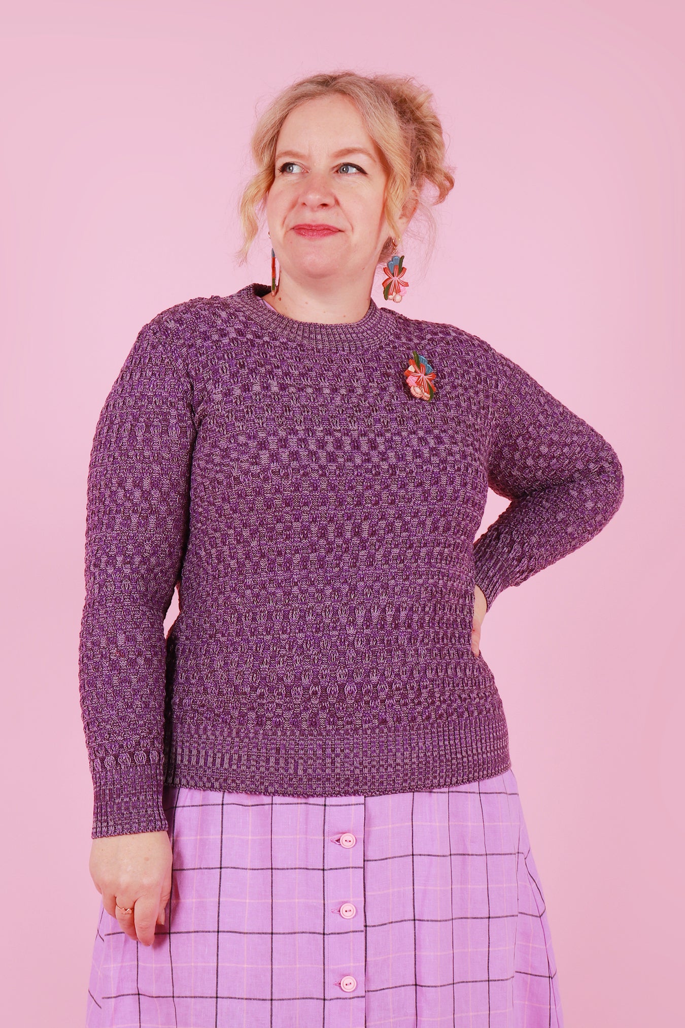 July Jumper Galaxy Purple