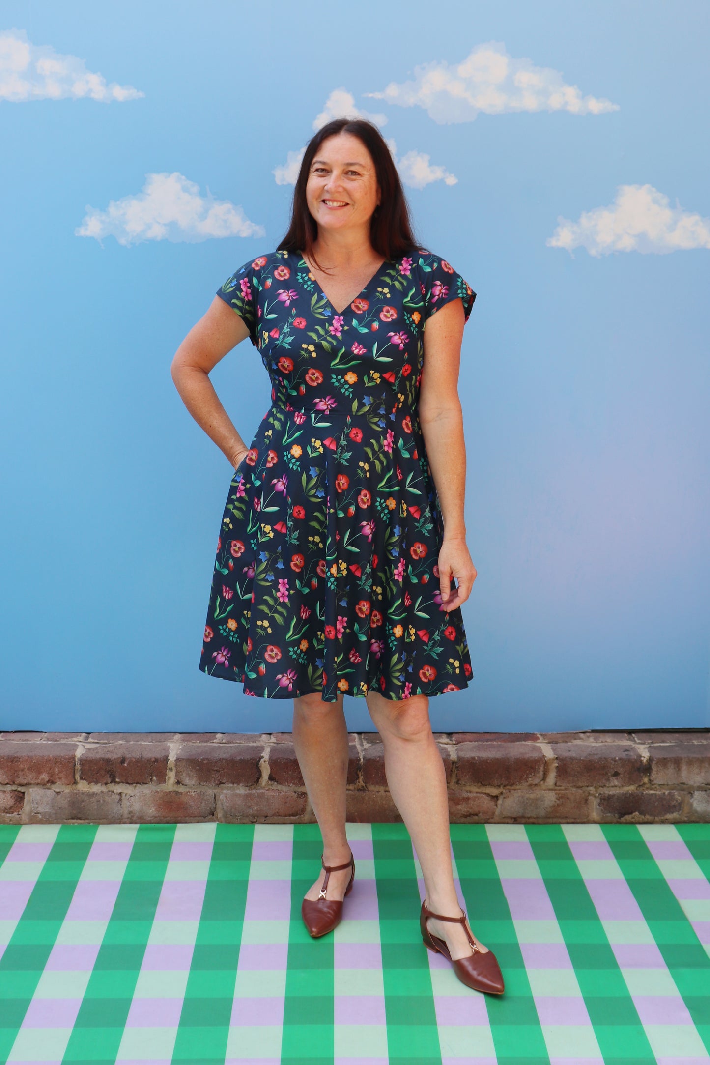 Belinda Dress Liberty Floral Majesty