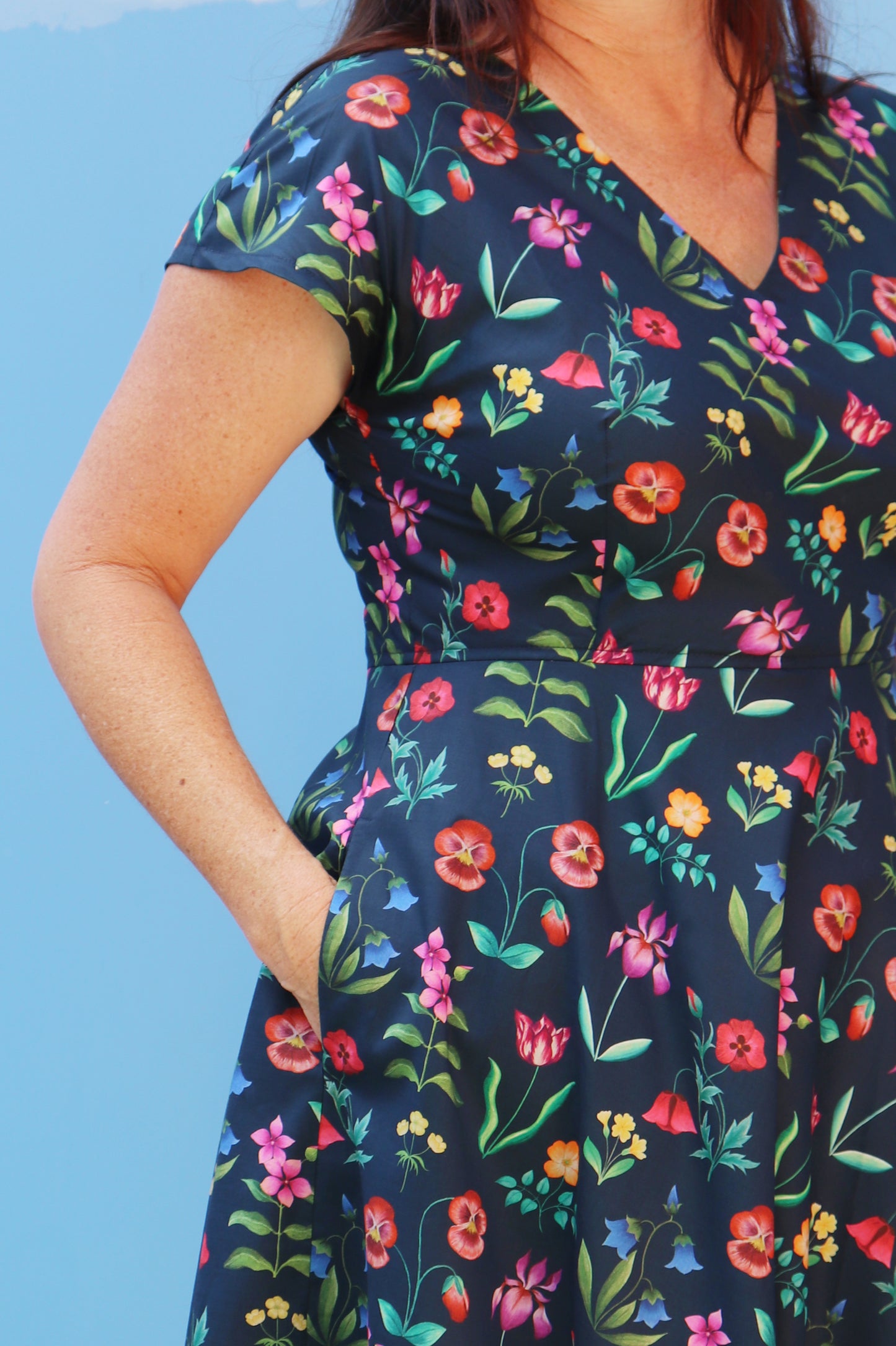 Belinda Dress Liberty Floral Majesty