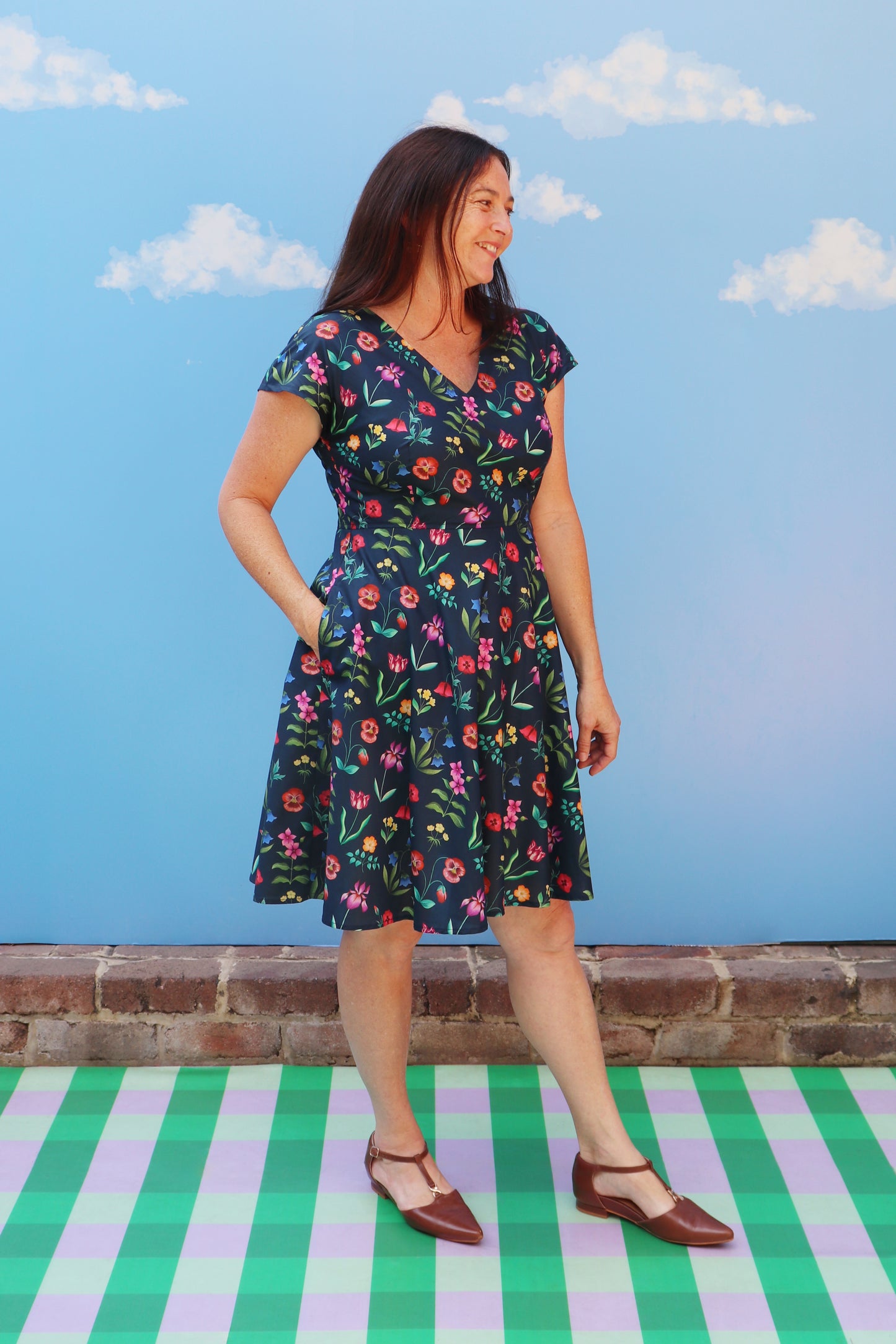 Belinda Dress Liberty Floral Majesty