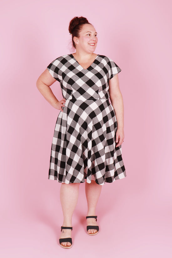 Belinda Dress Checkerboard