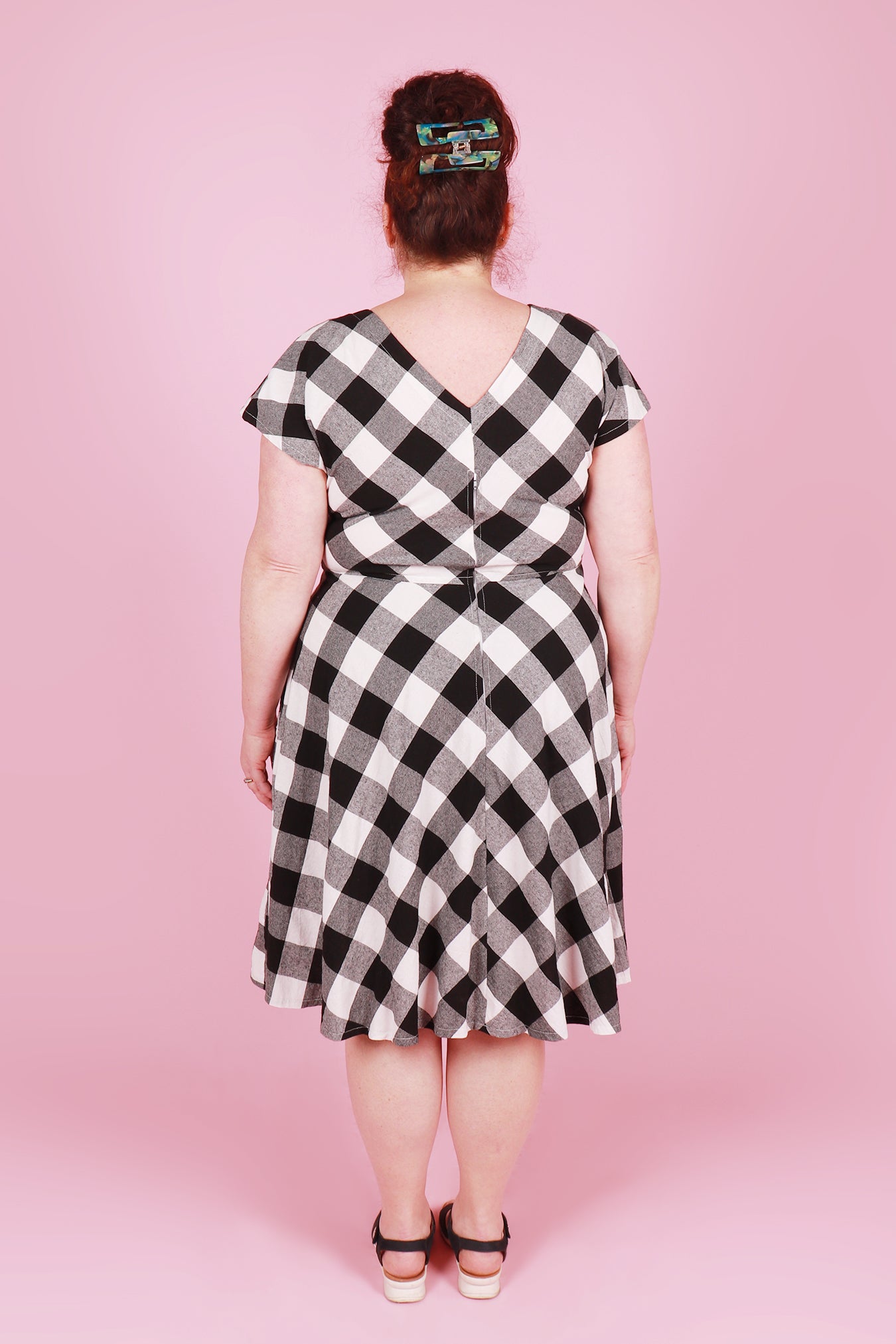 Belinda Dress Checkerboard