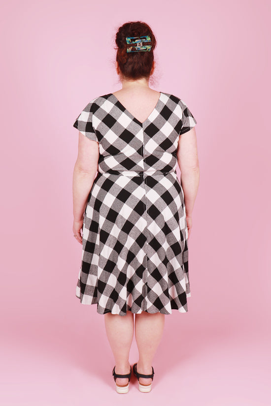 Belinda Dress Checkerboard