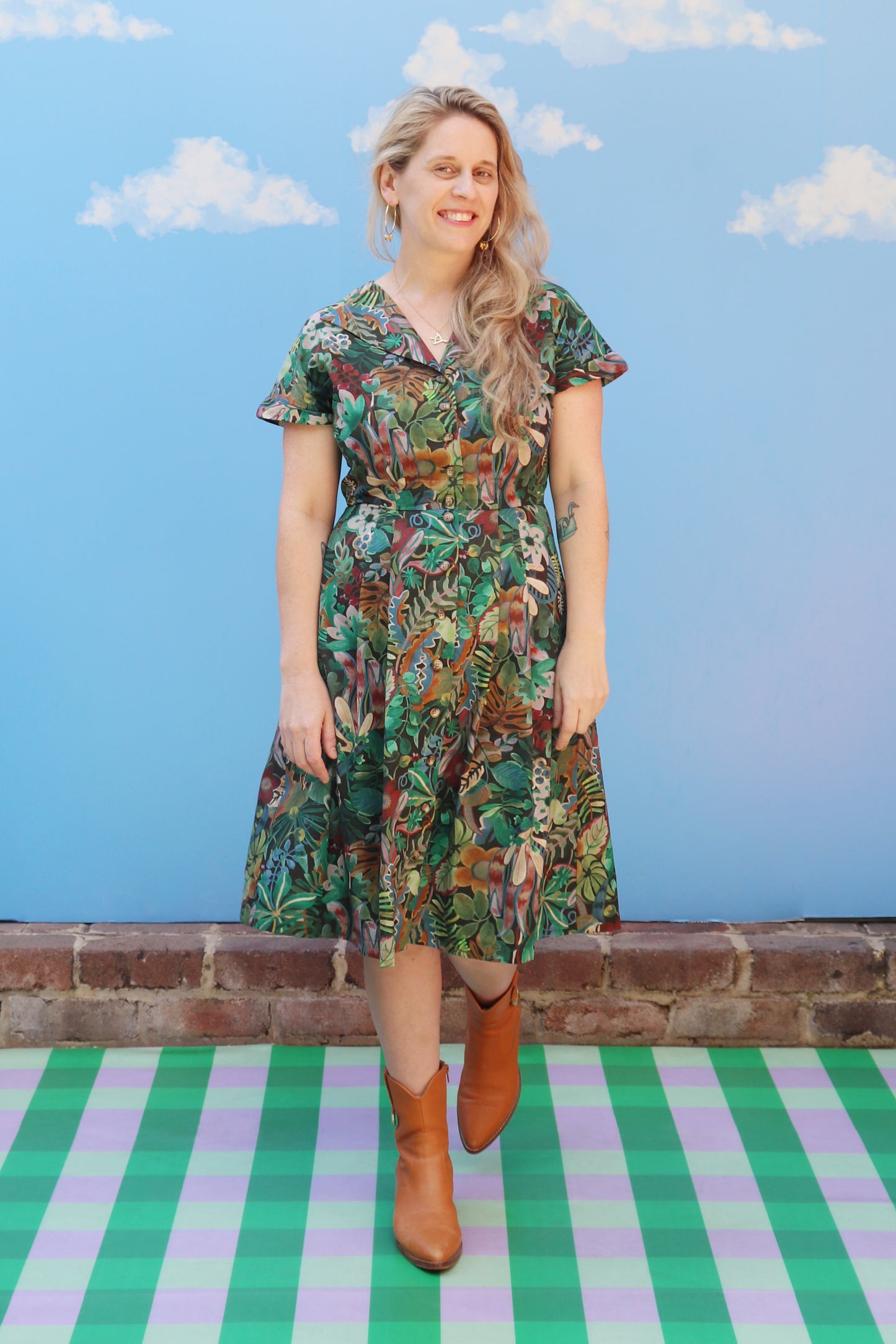 Patricia Dress Liberty Jungle Trip