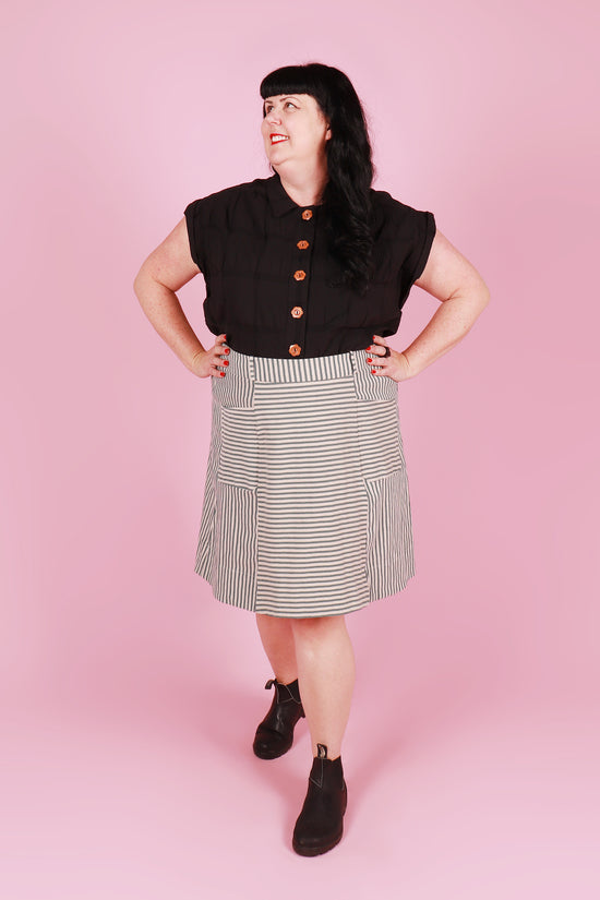 Alice Skirt Forest Stripe