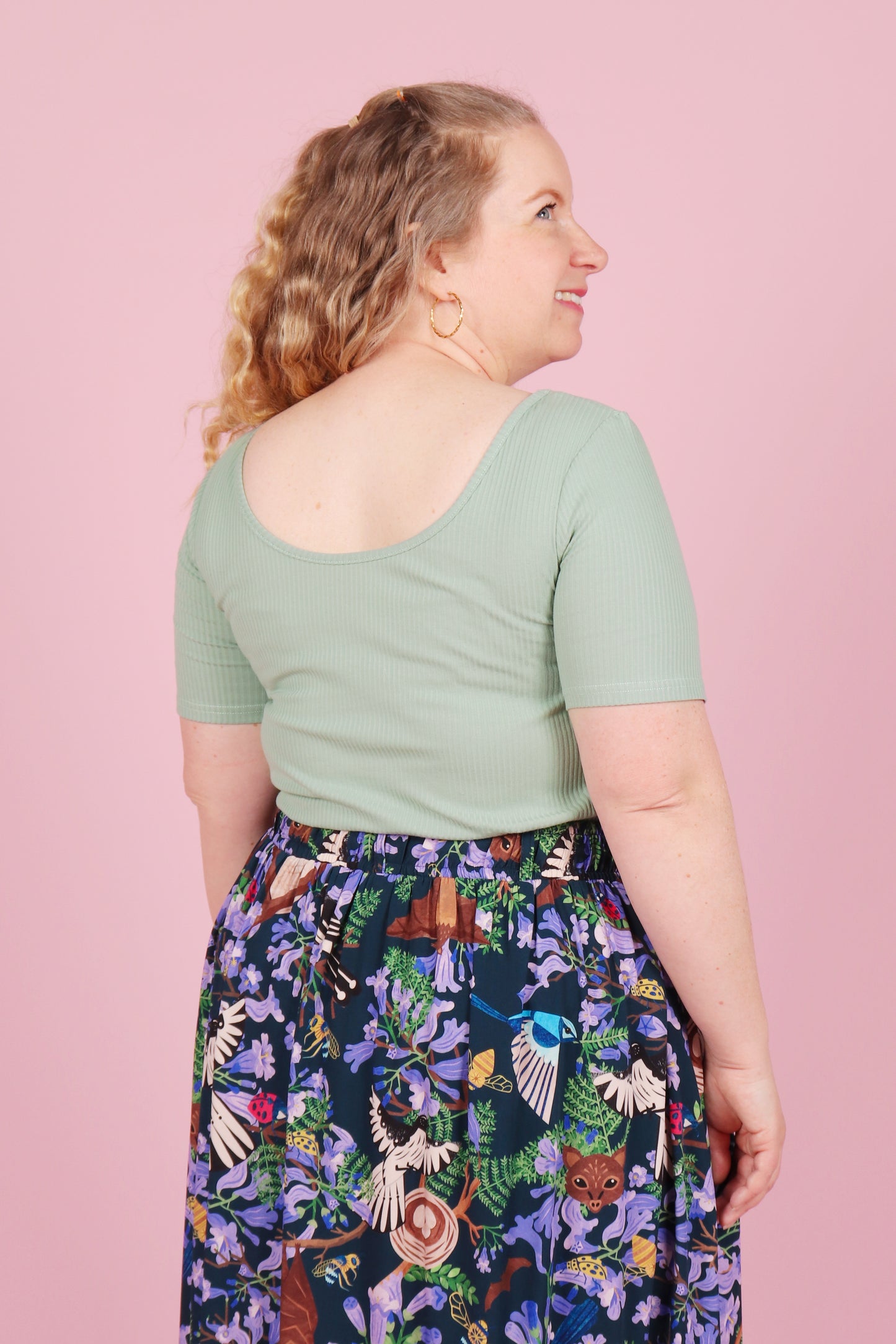 Bronte Reversible Top Pistachio