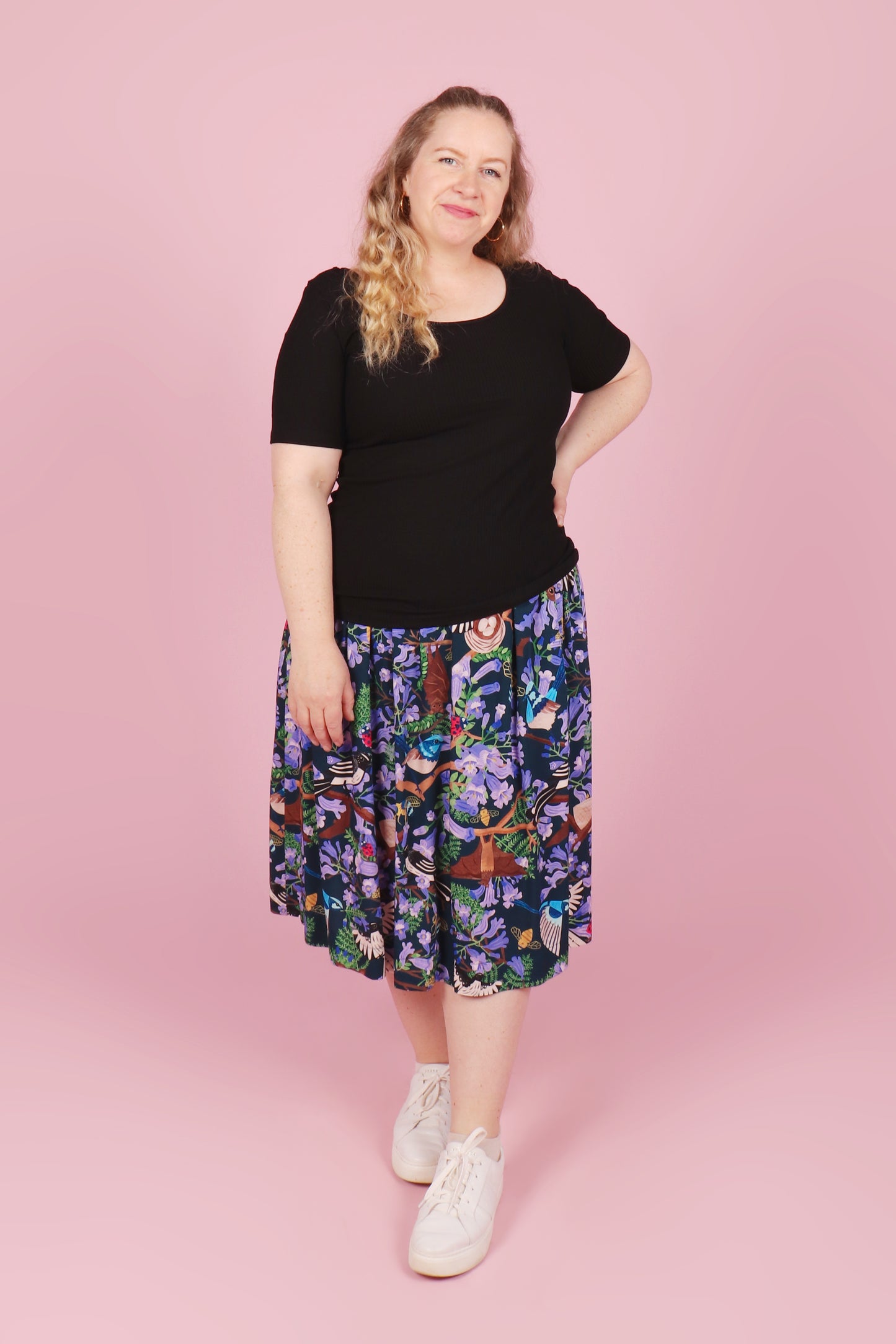 Bronte Reversible Top Black Sesame