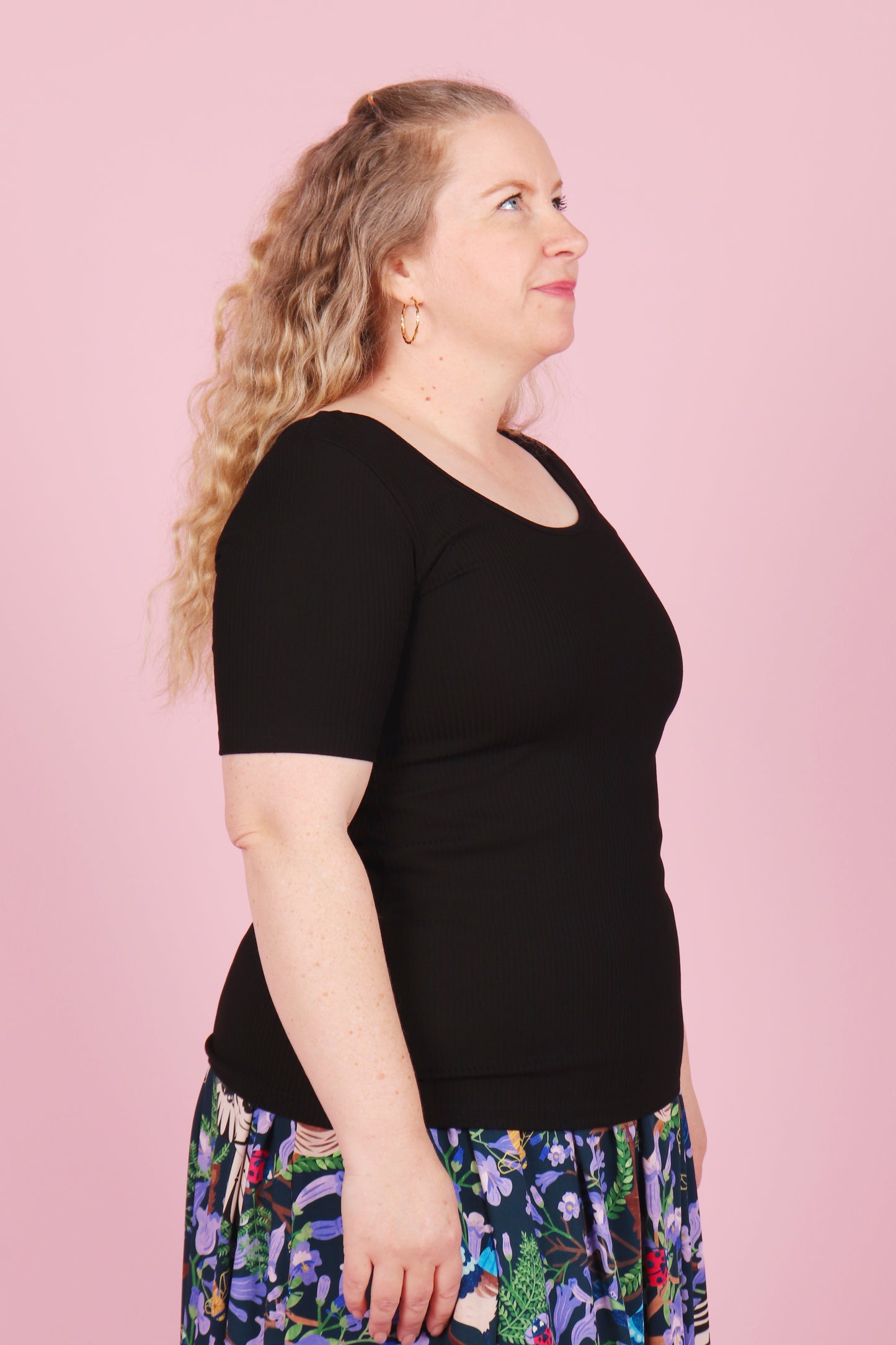 Bronte Reversible Top Black Sesame