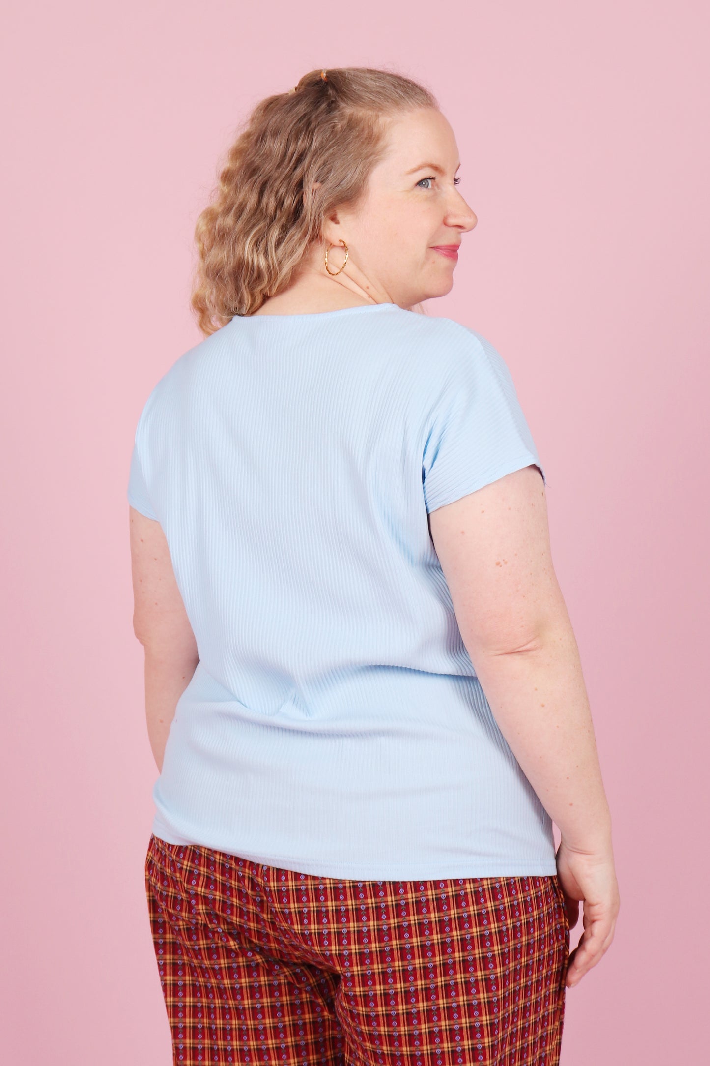 Edie Tee Blue Bubblegum