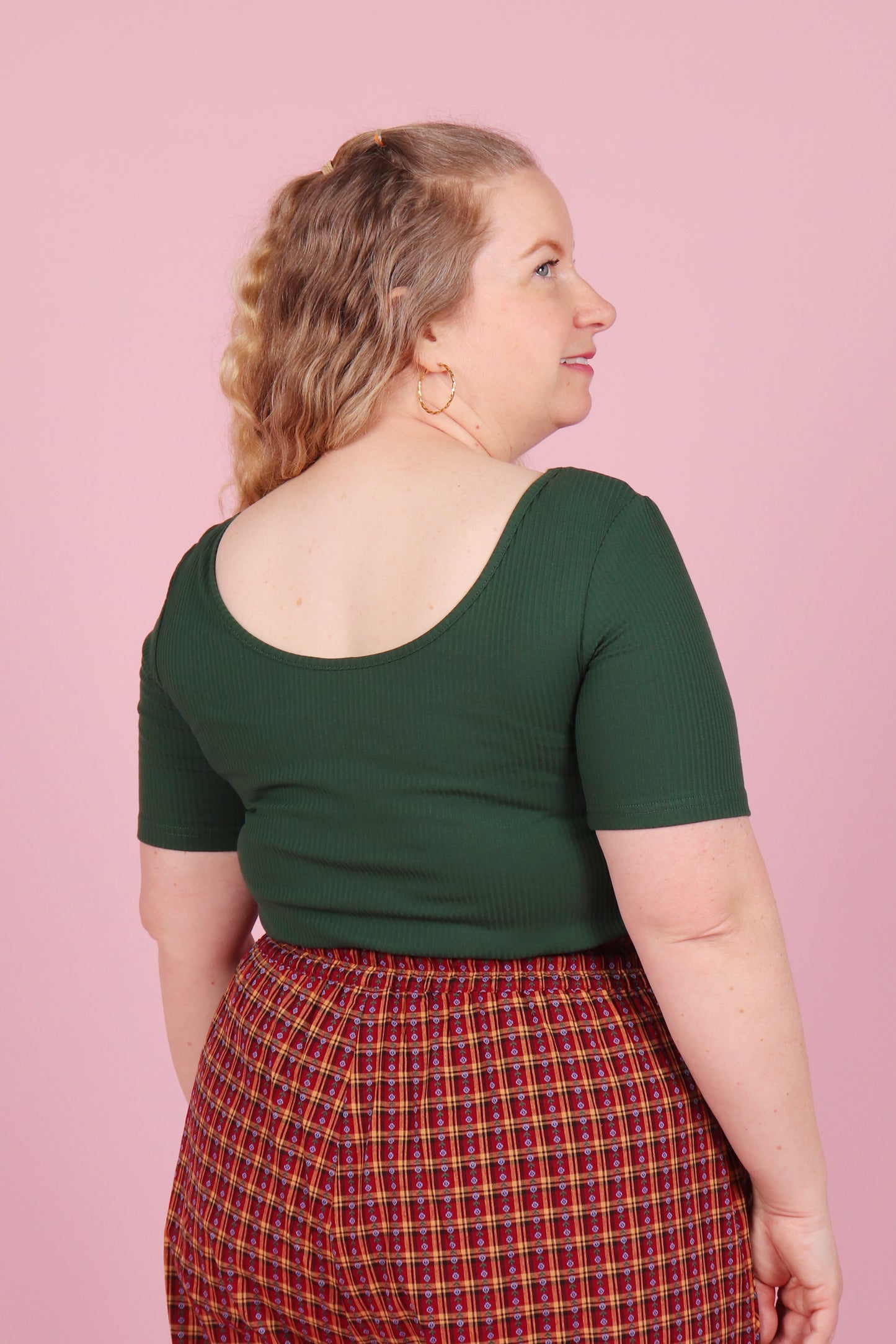 Bronte Reversible Top Green Tea