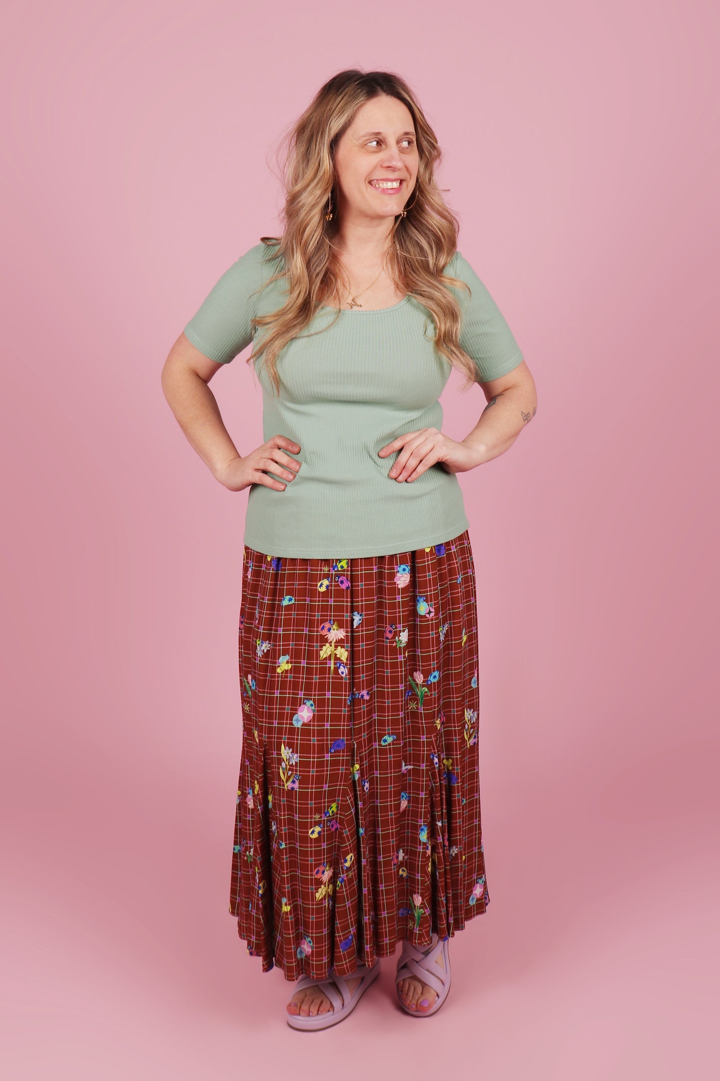 Bronte Reversible Top Pistachio