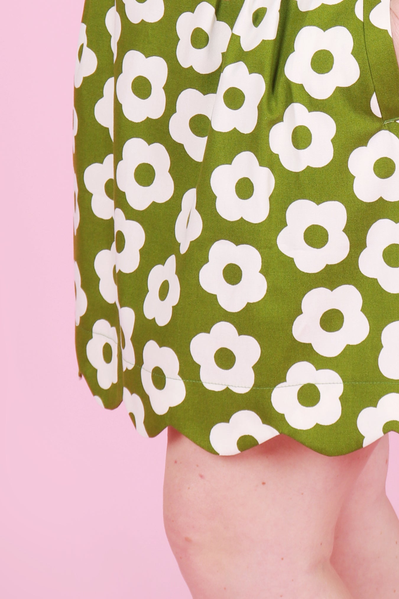 Sunset Skirt Flower Power Olive