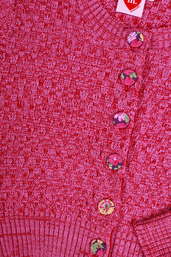 Primrose Cardie Marble Boysenberry Swirl