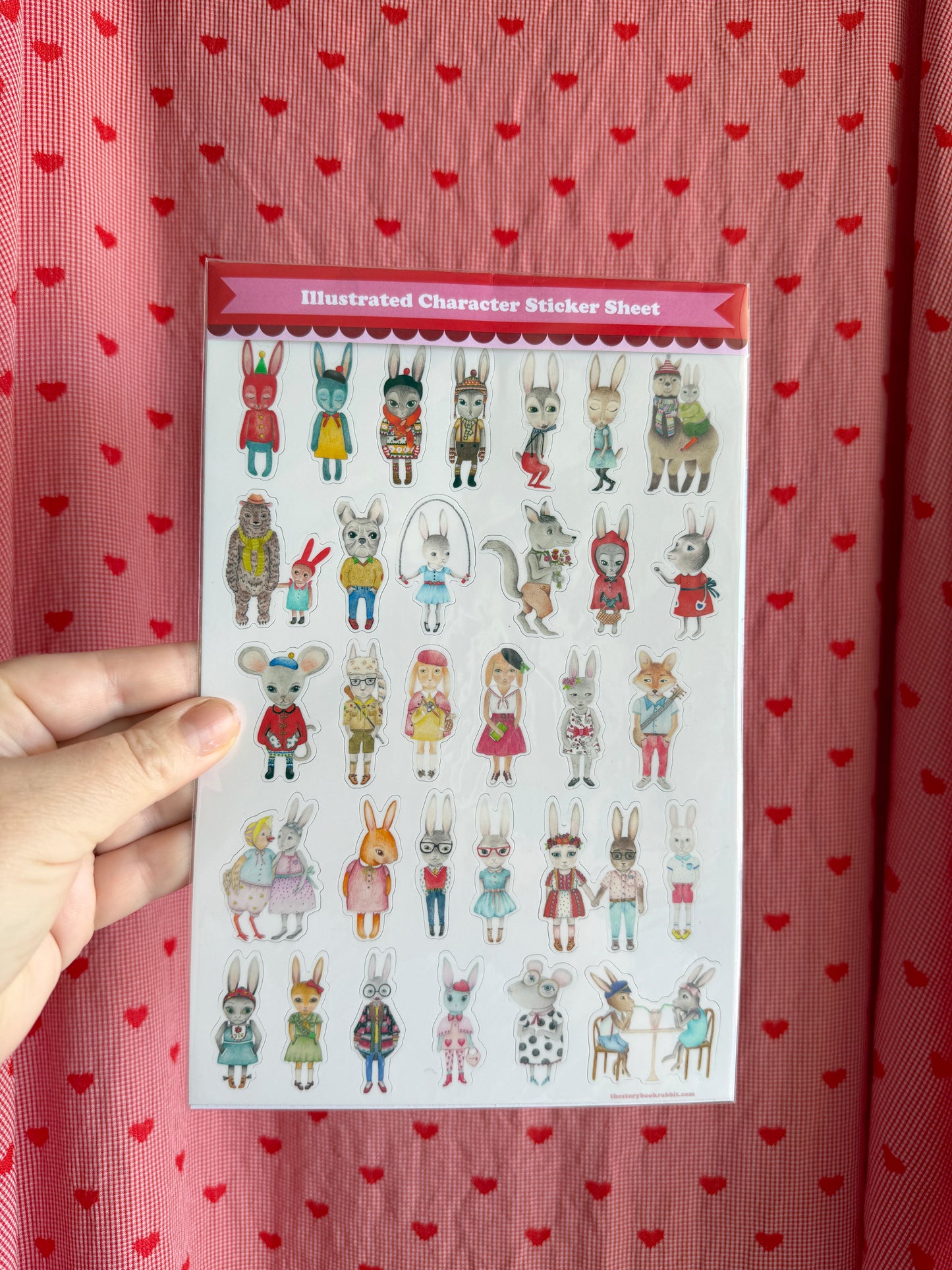 SBR Sticker Sheet - Bunnies and Friends