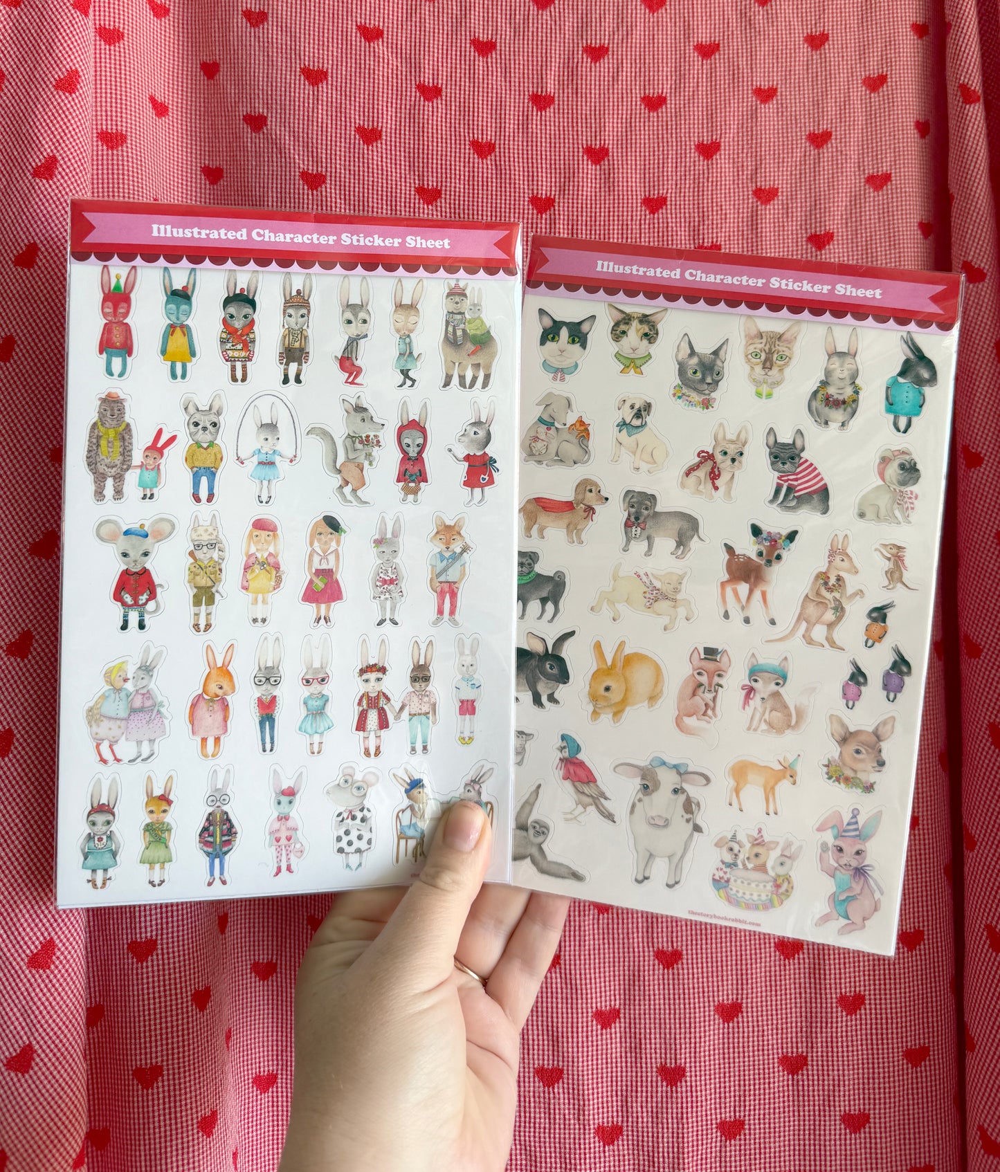 SBR Sticker Sheet - Bunnies and Friends