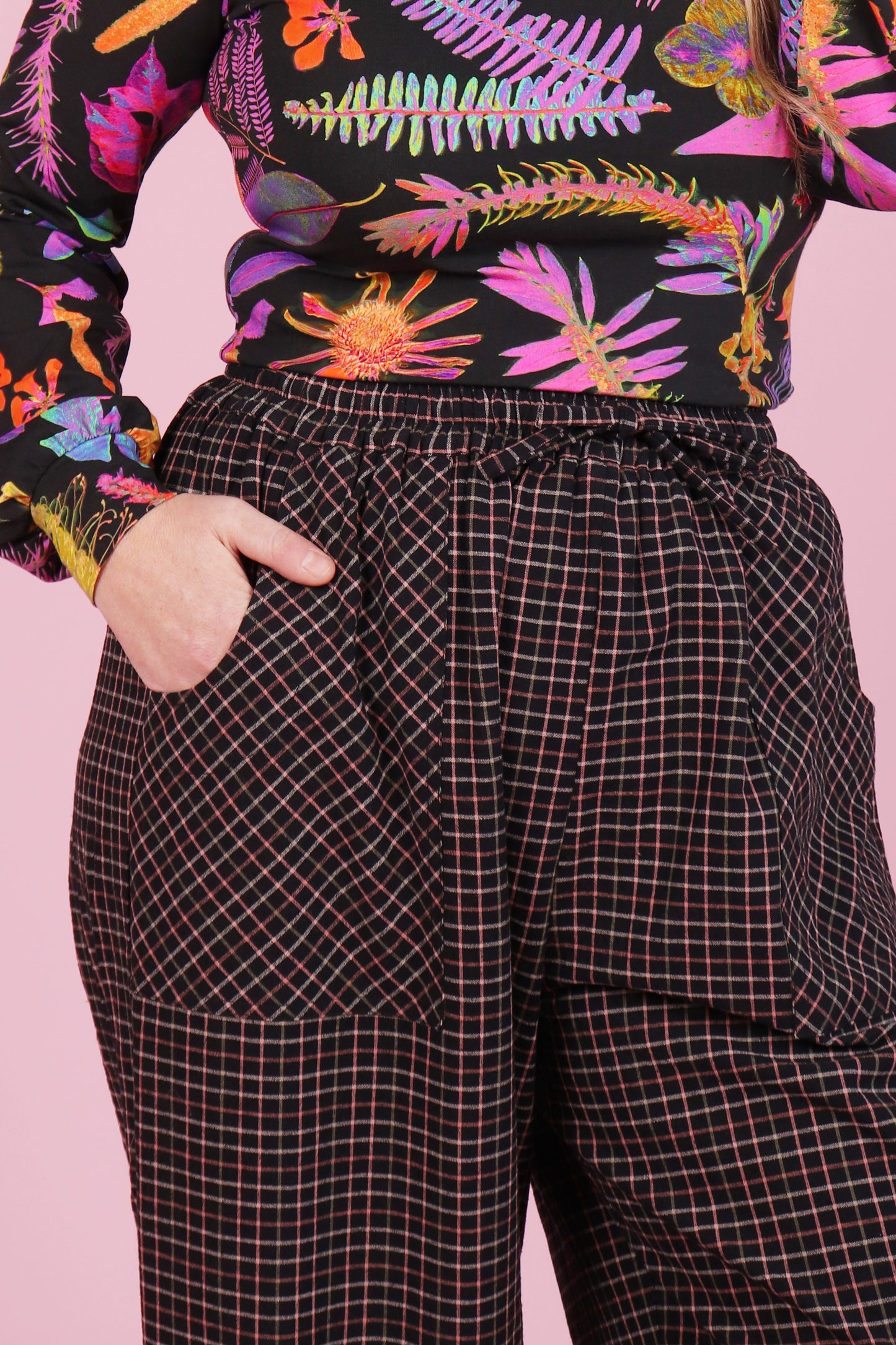 Paloma Pants Peachy Keen Check