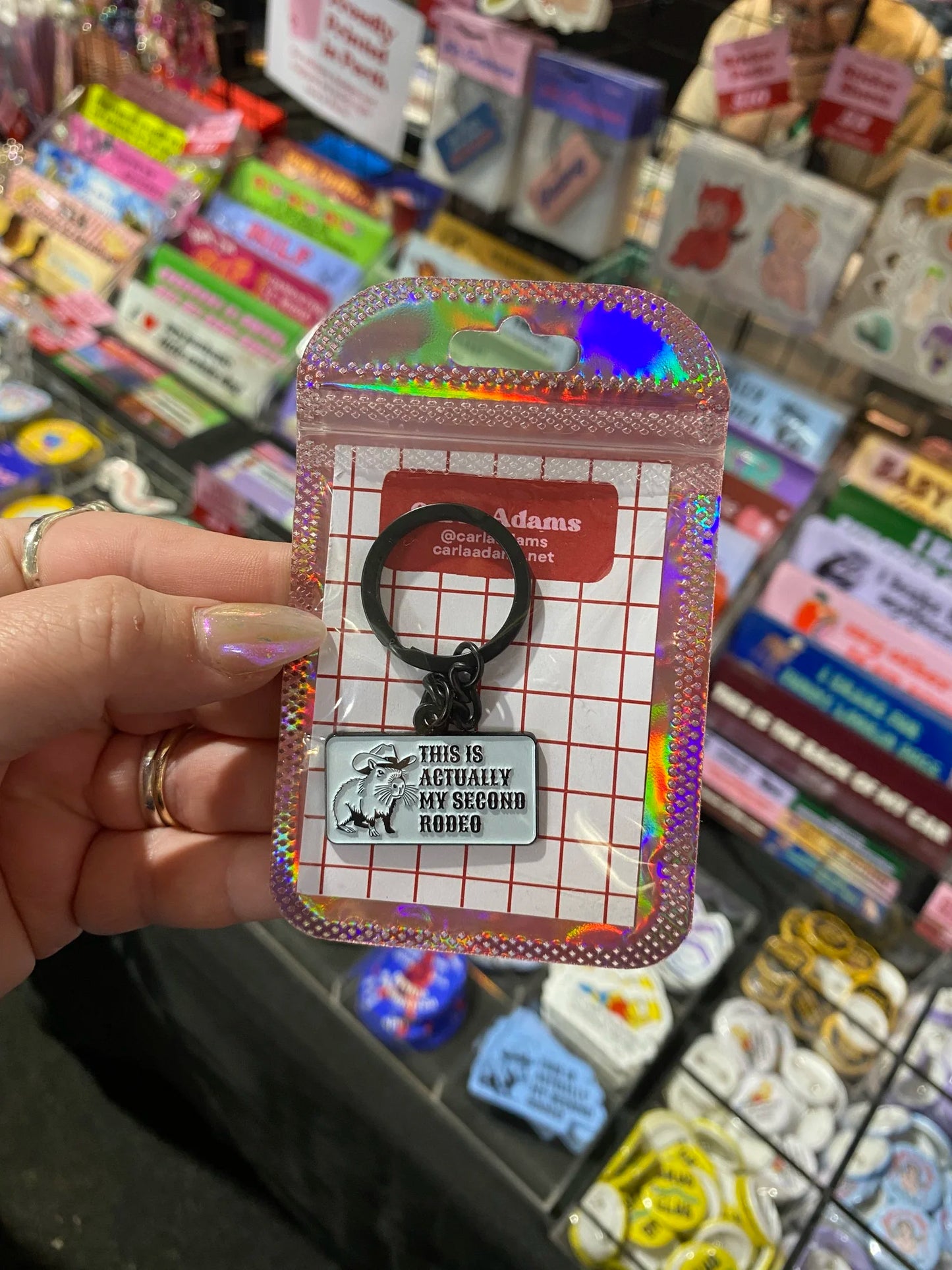 Second Rodeo Keyring