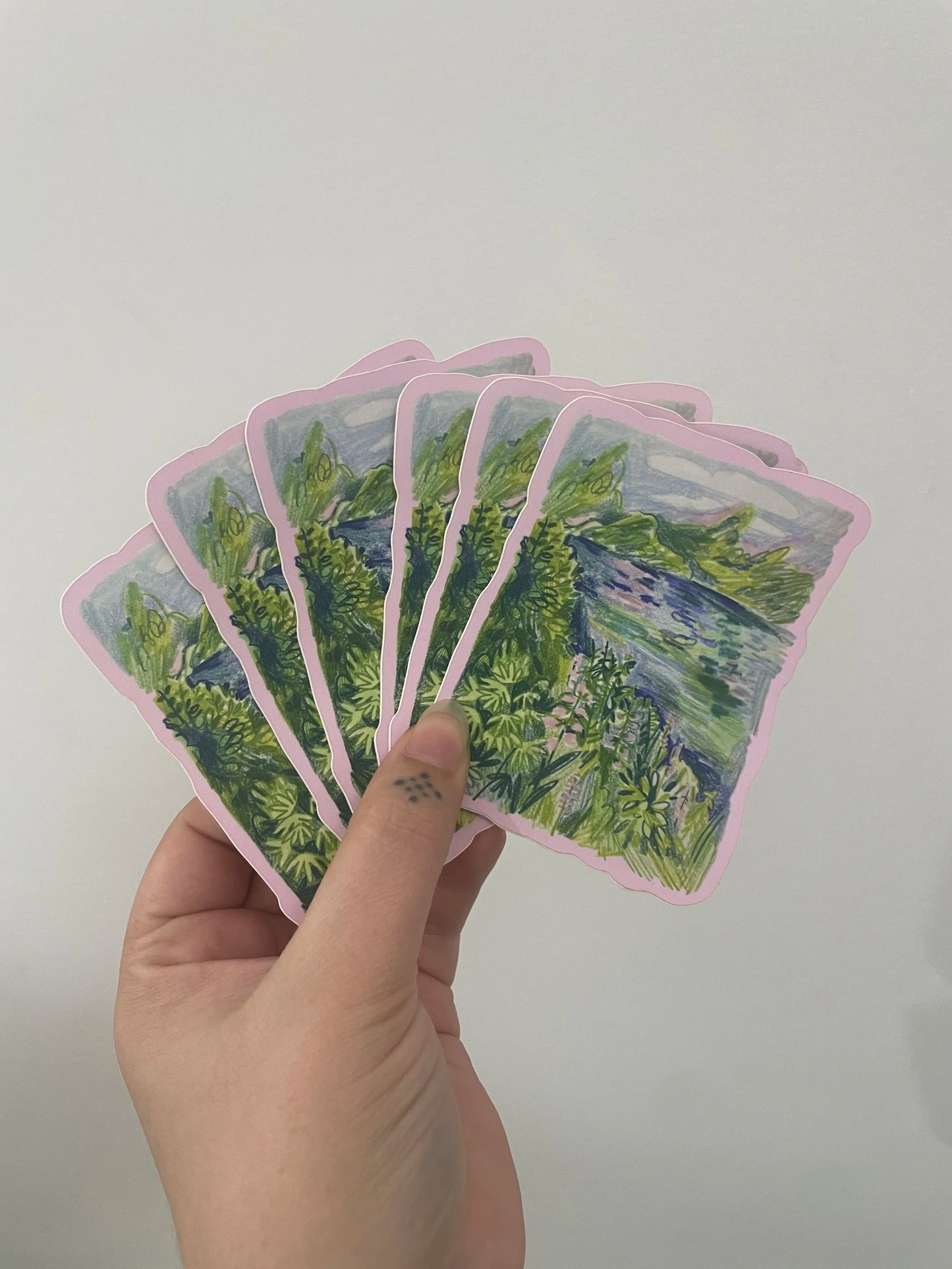 Juicy landscape sticker