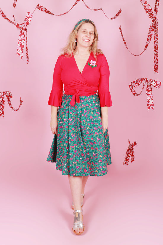 Valentina Skirt Trailing Blossom Liberty