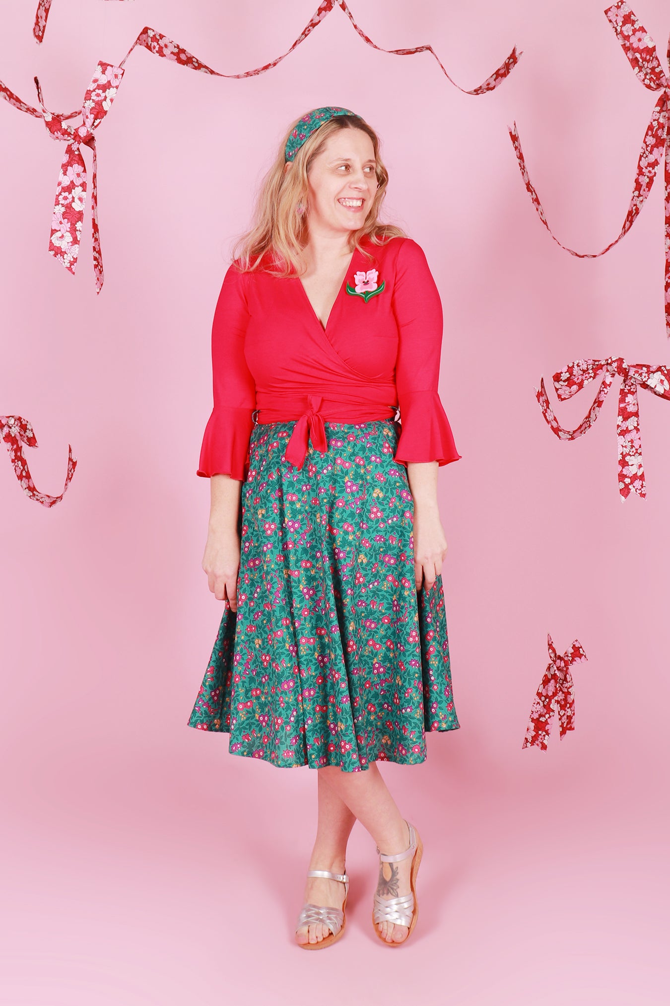 Valentina Skirt Trailing Blossom Liberty