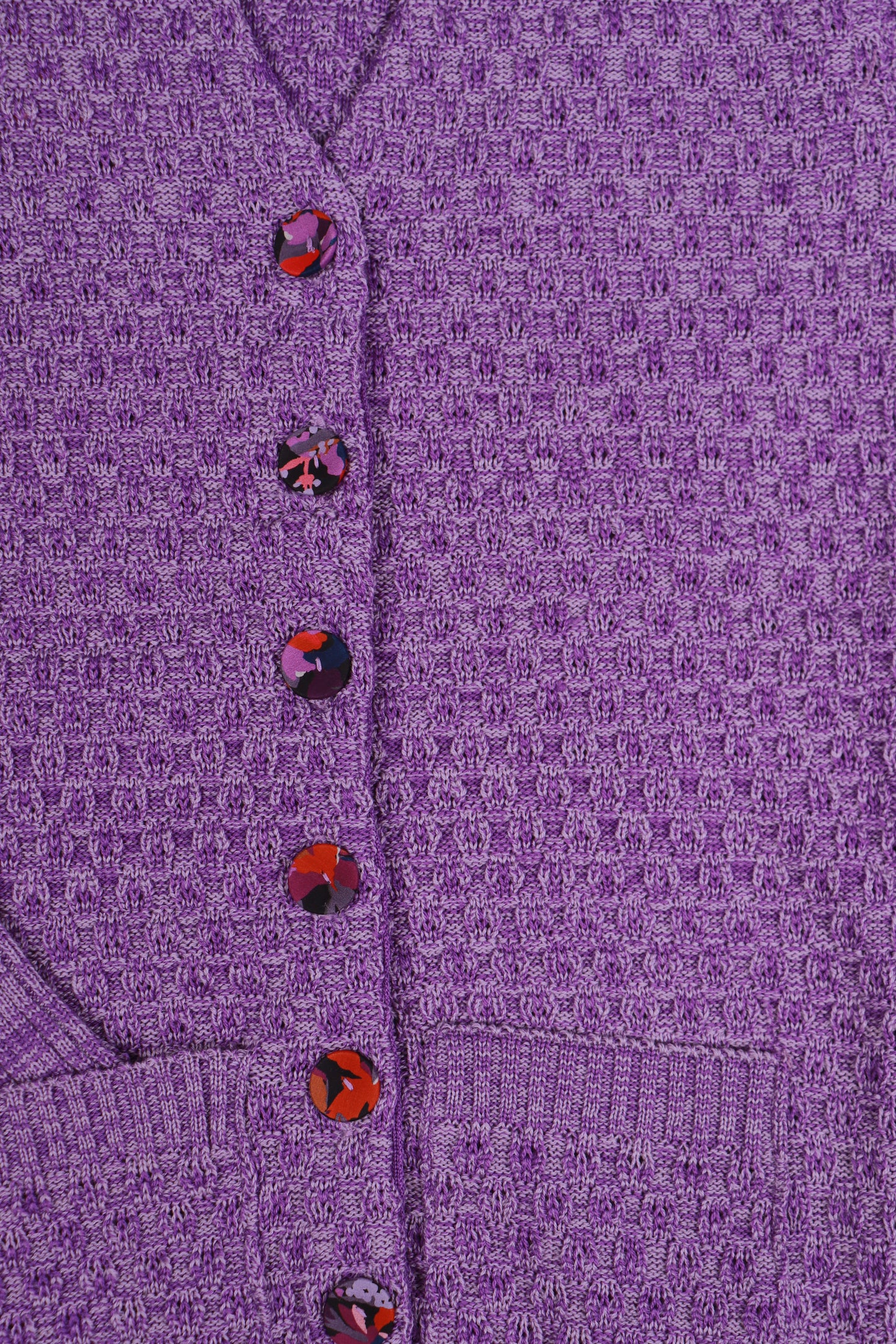 Cosy Clementine Cardie Marble Grape