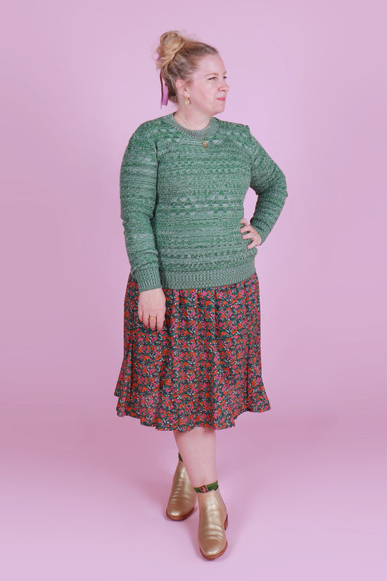 July Jumper Marble Lagoon