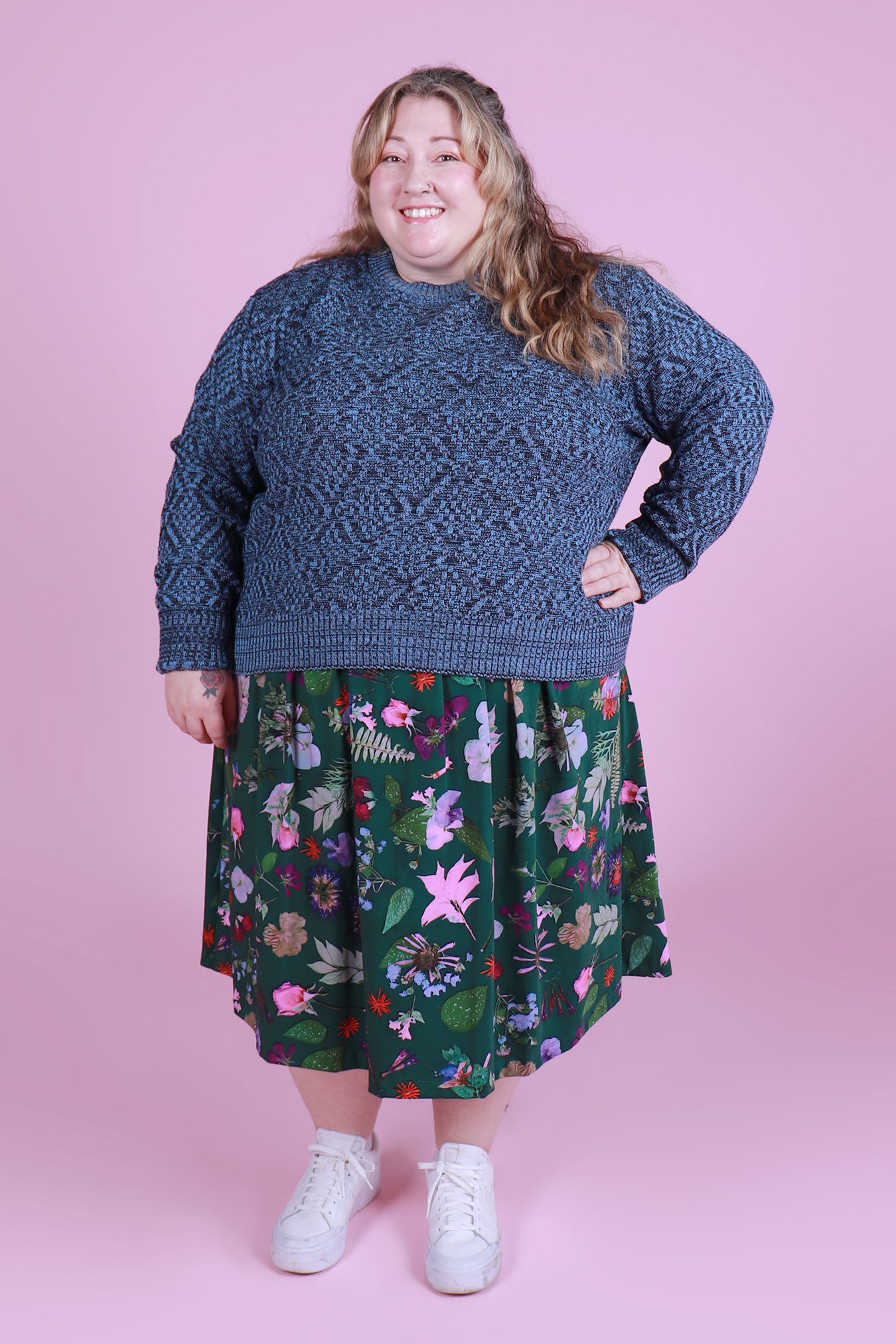 July Jumper Marble Sea