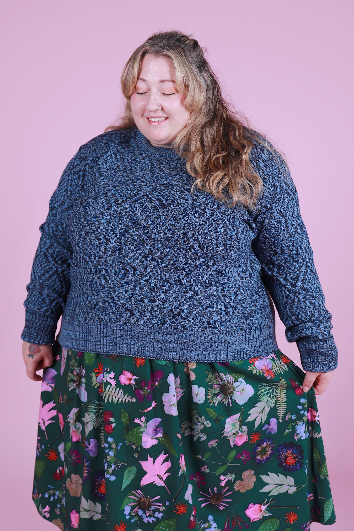 July Jumper Marble Sea