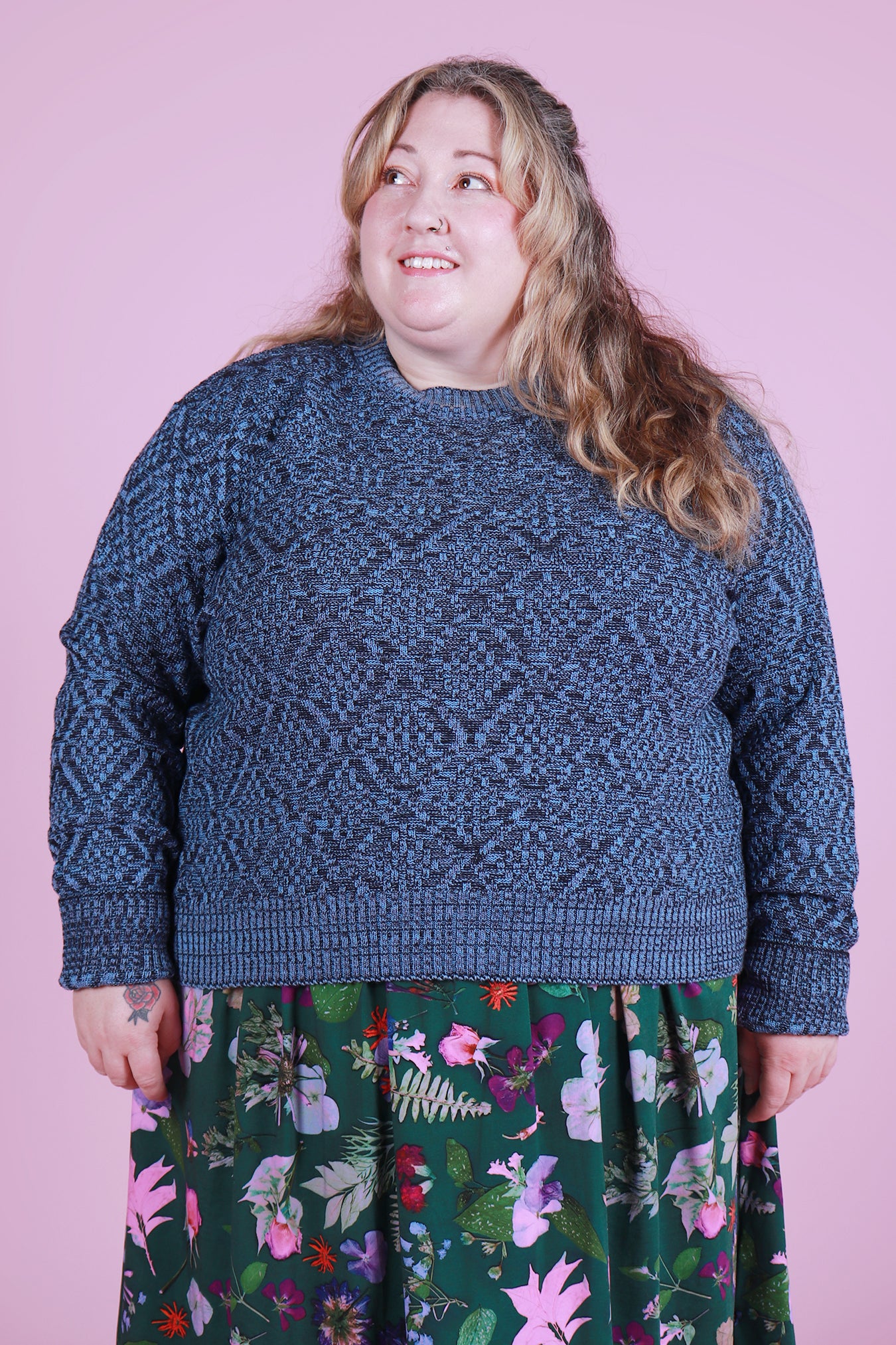 July Jumper Marble Sea