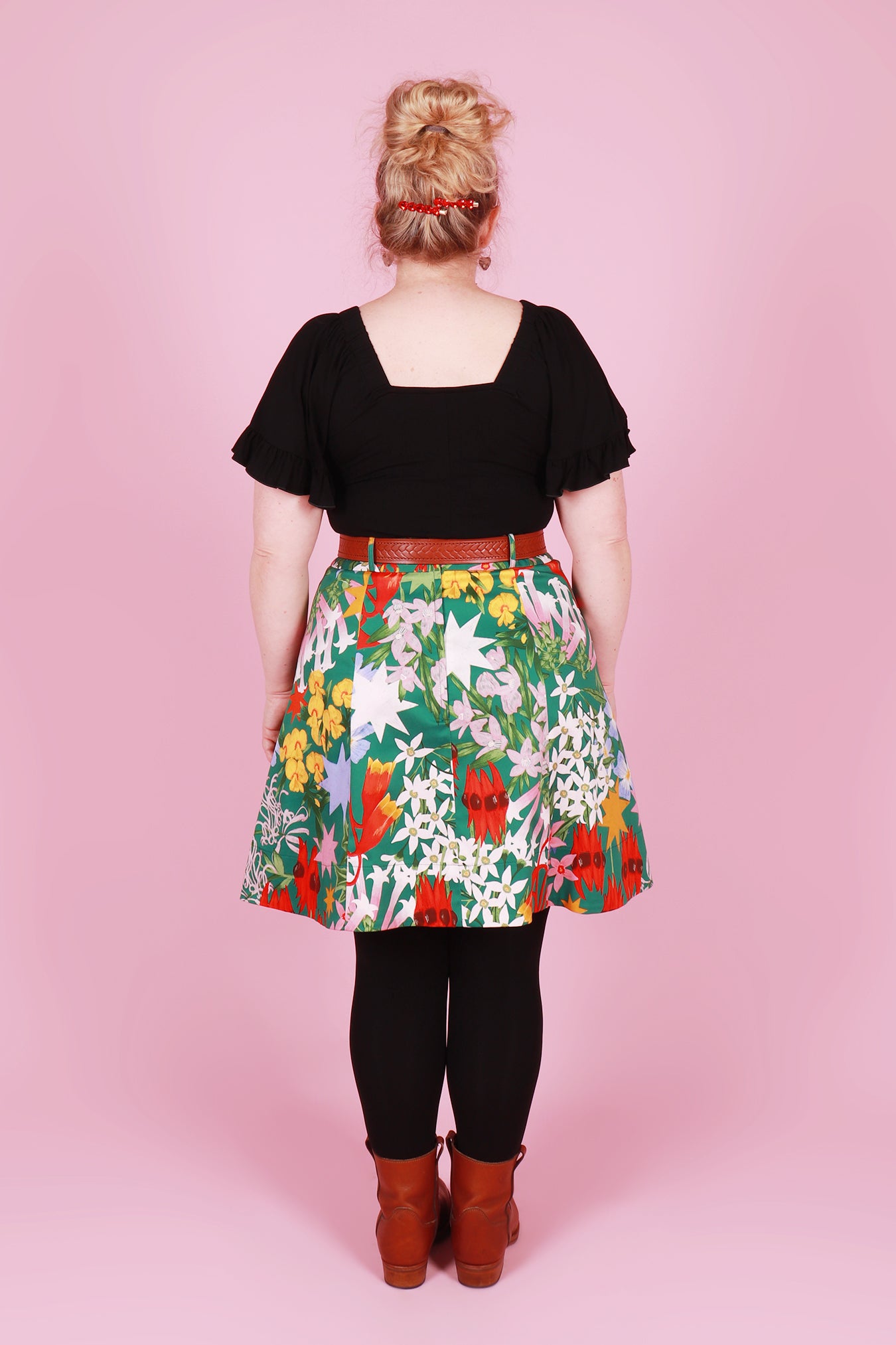 Alice Skirt Festive Floral