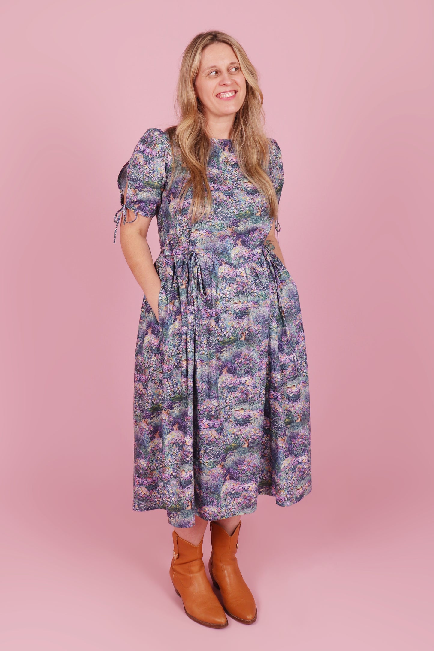 Harriet Dress Long Who's Hiding in the Meadow