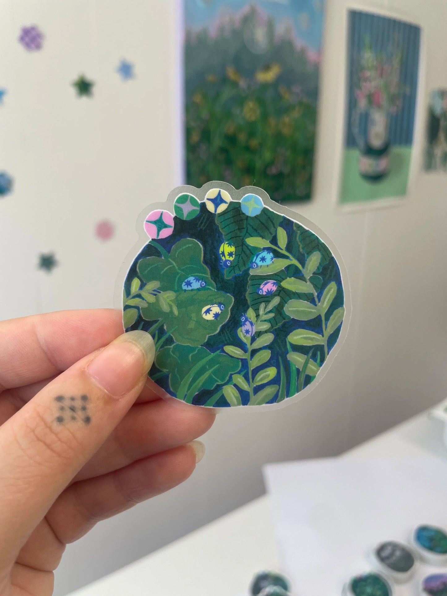 the meeting! ~ clear sticker