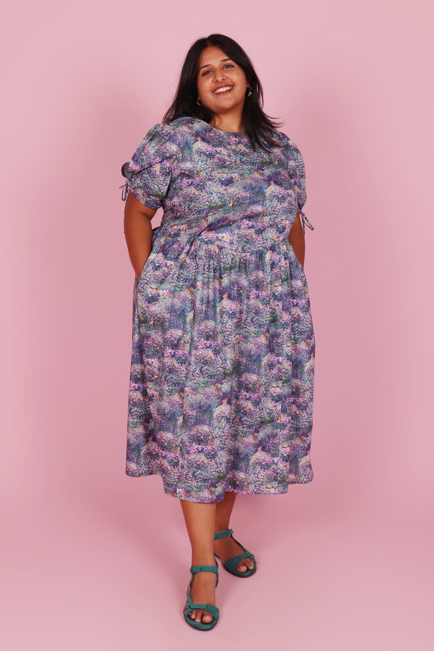 Harriet Dress Long Who's Hiding in the Meadow