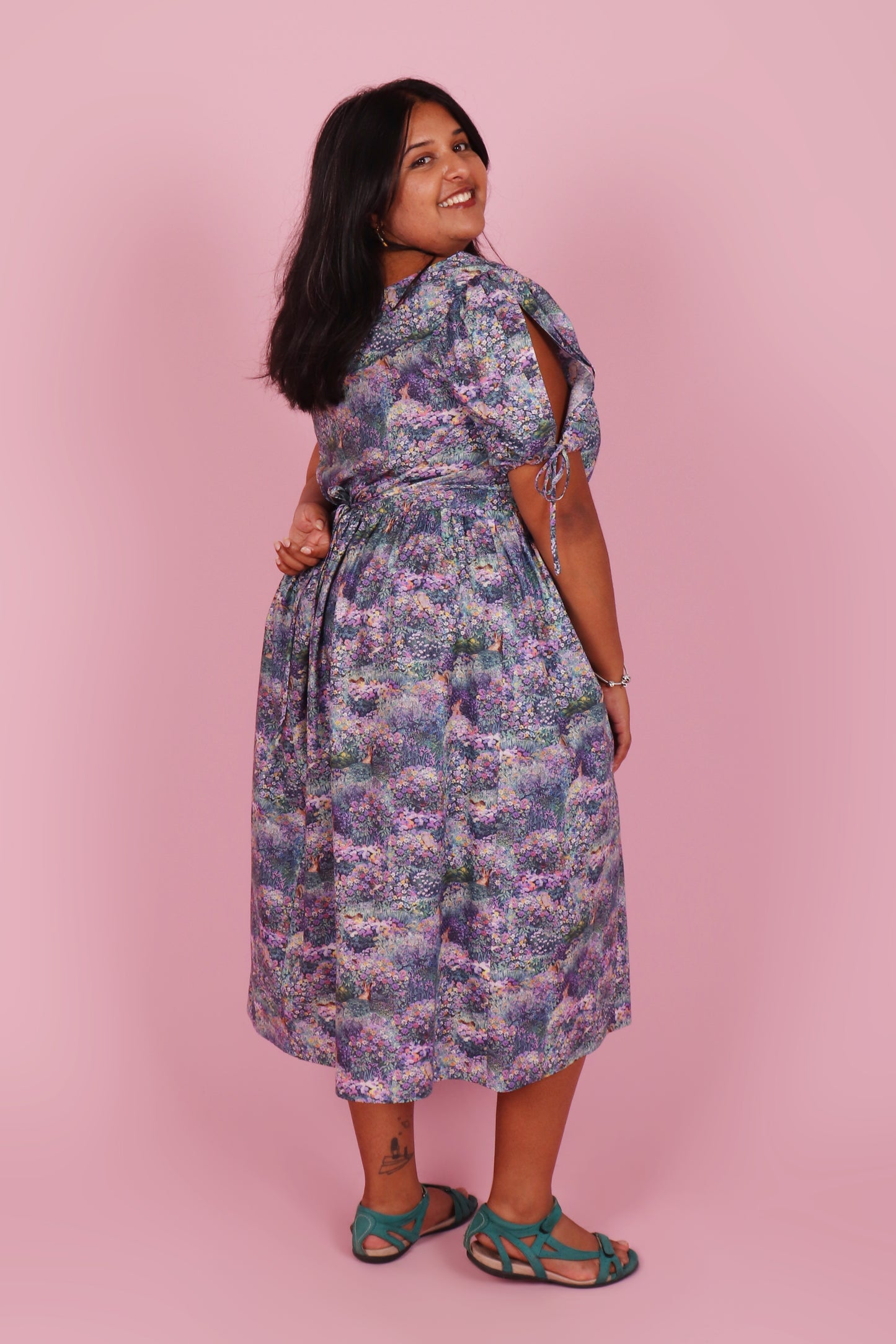 Harriet Dress Long Who's Hiding in the Meadow