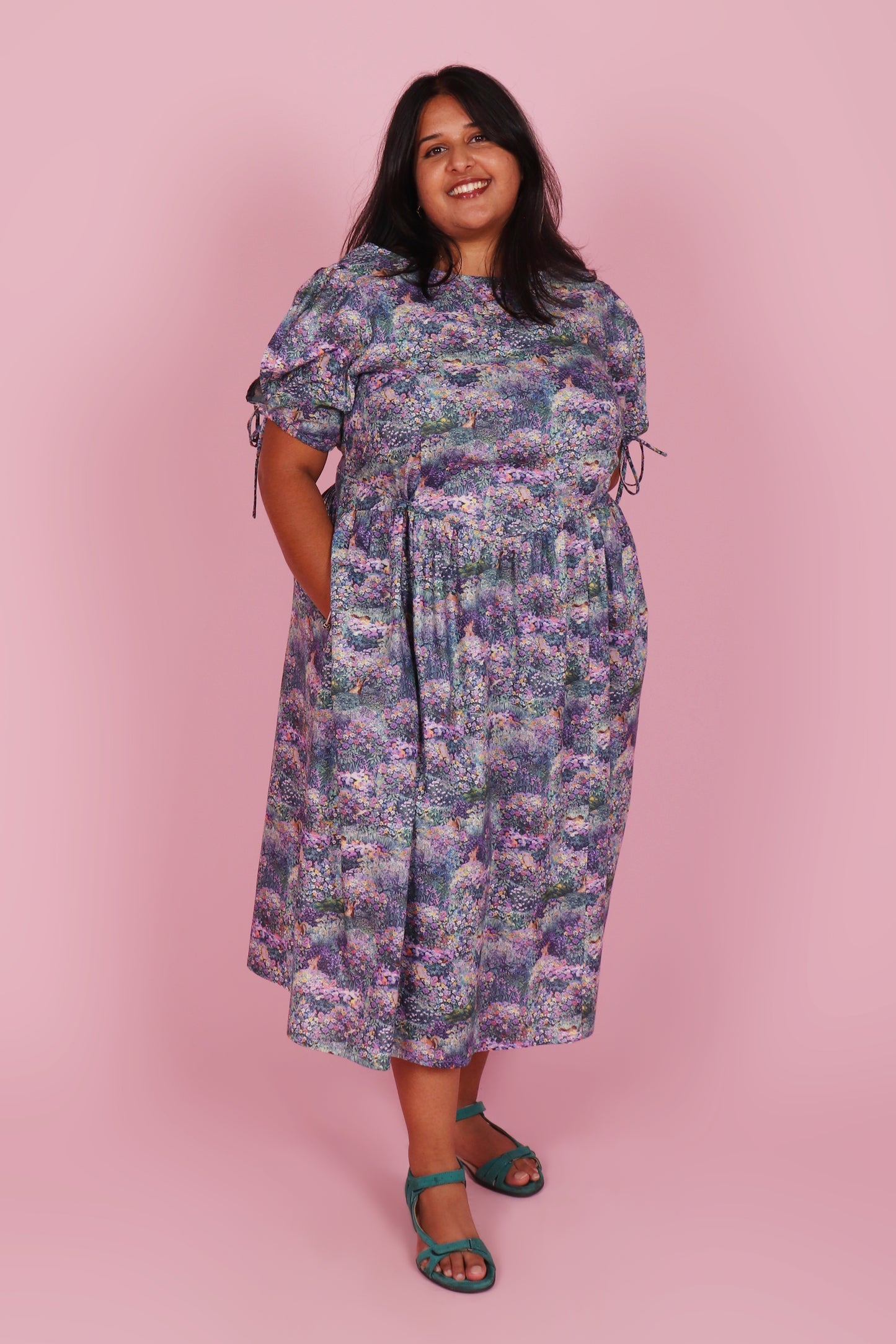 Harriet Dress Long Who's Hiding in the Meadow