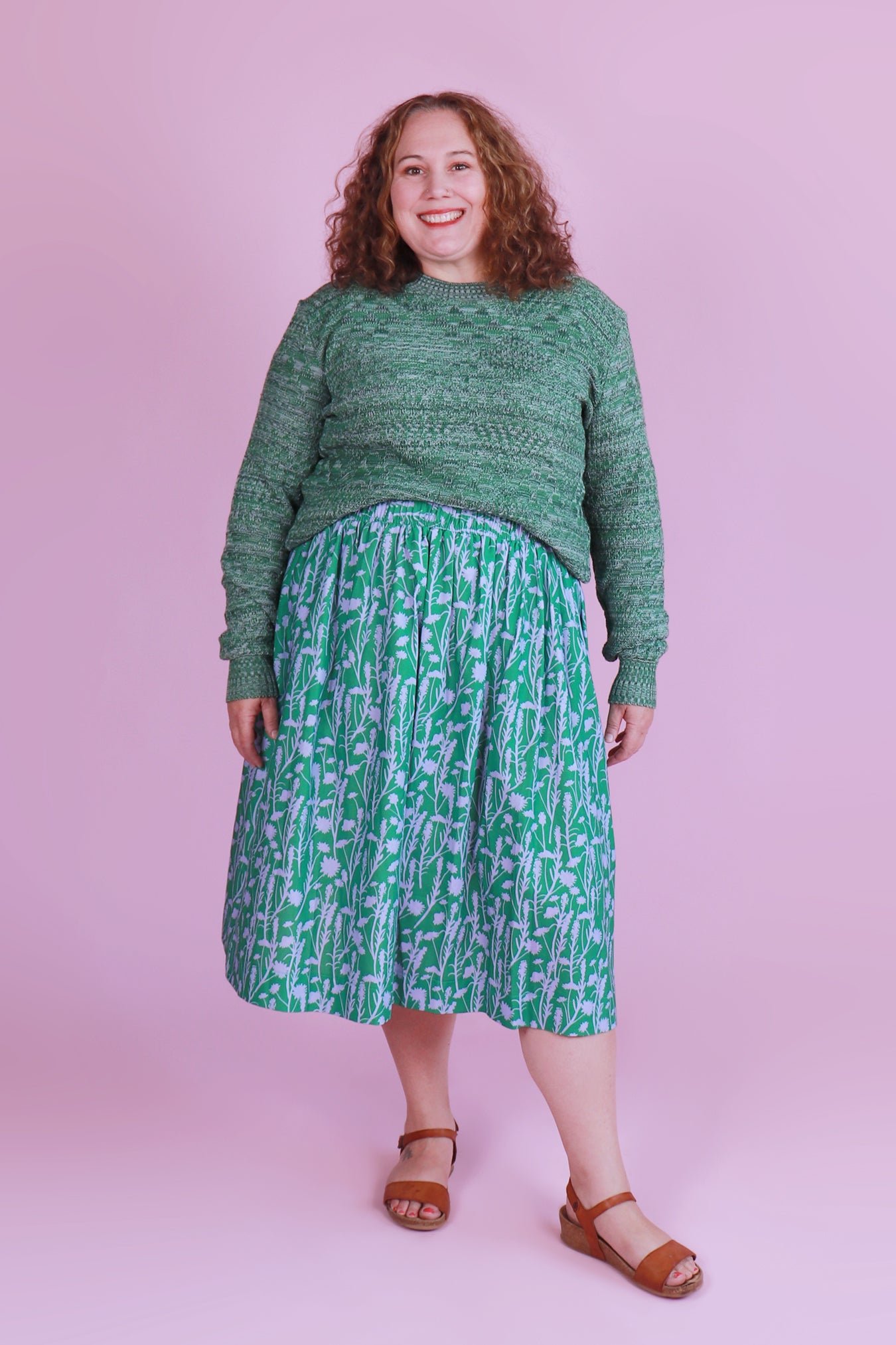 July Jumper Marble Lagoon