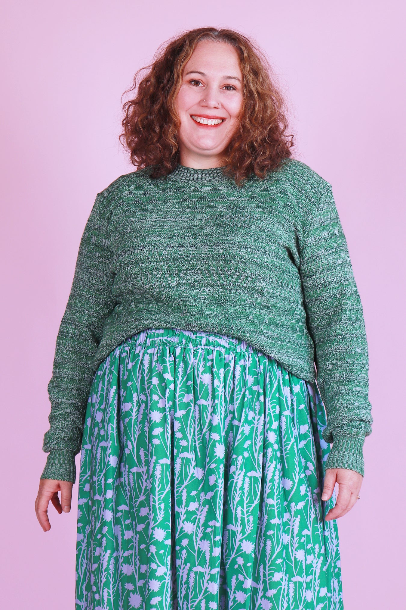July Jumper Marble Lagoon