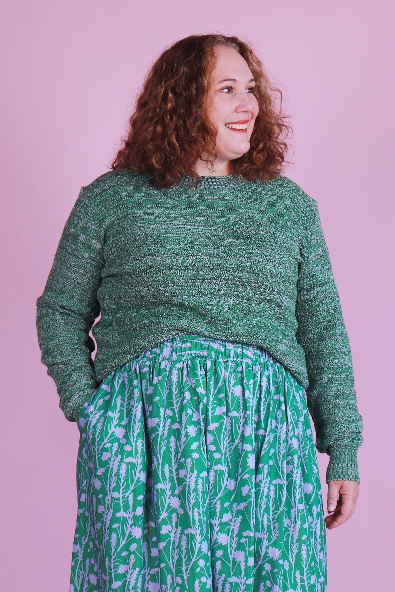 July Jumper Marble Lagoon