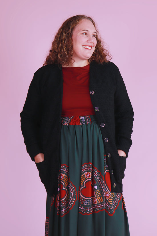 Cosy Clementine Cardie Sooty