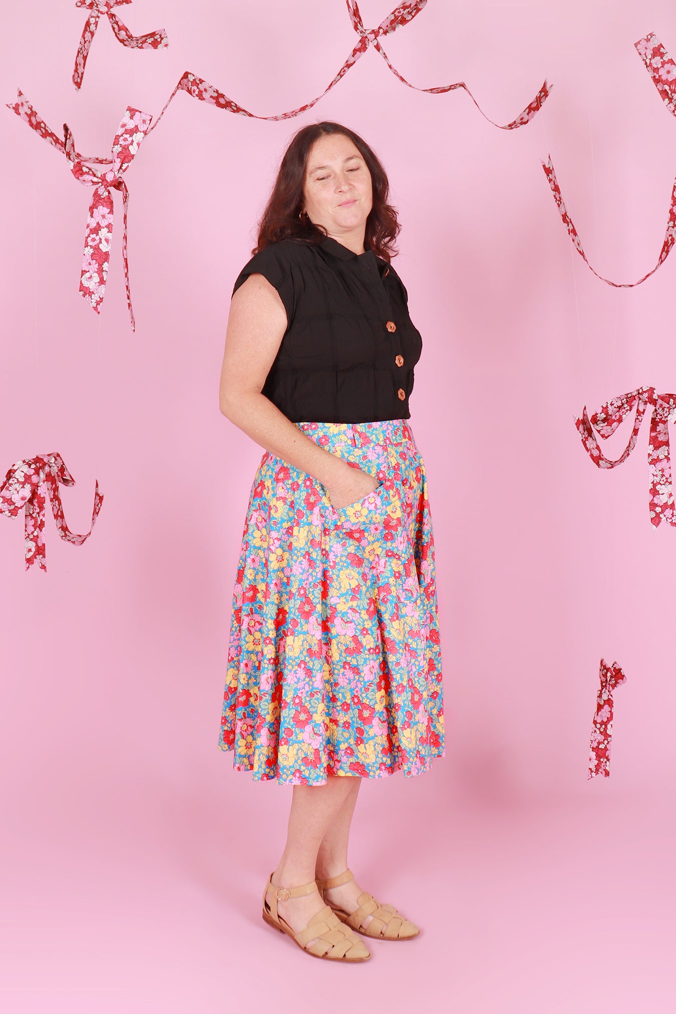 Paige Skirt Cosmos Park Liberty