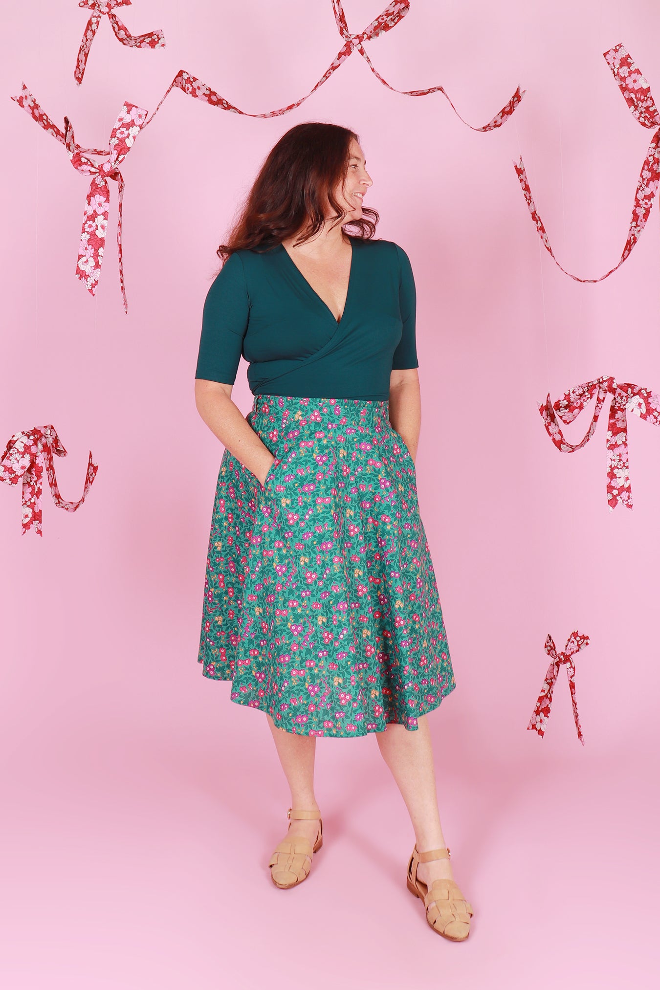 Valentina Skirt Trailing Blossom Liberty