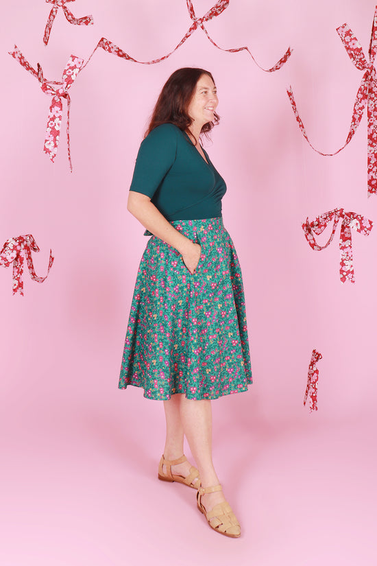 Valentina Skirt Trailing Blossom Liberty