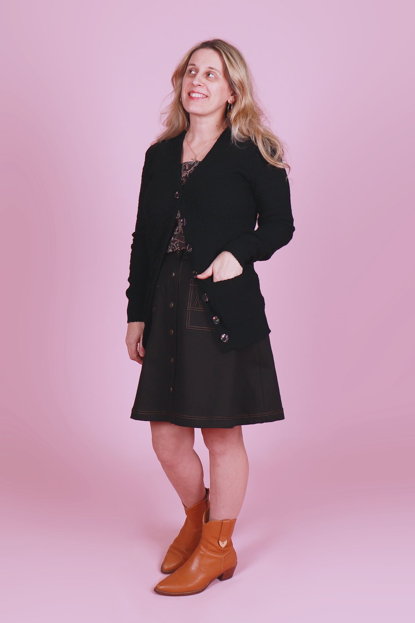 Cosy Clementine Cardie Sooty