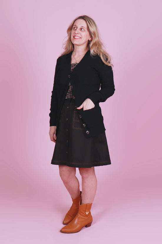 Cosy Clementine Cardie Sooty