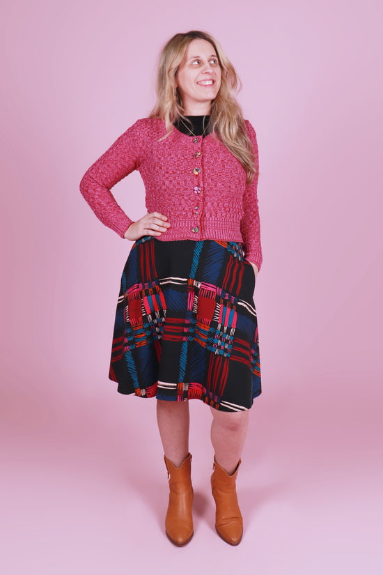 Primrose Cardie Marble Boysenberry Swirl
