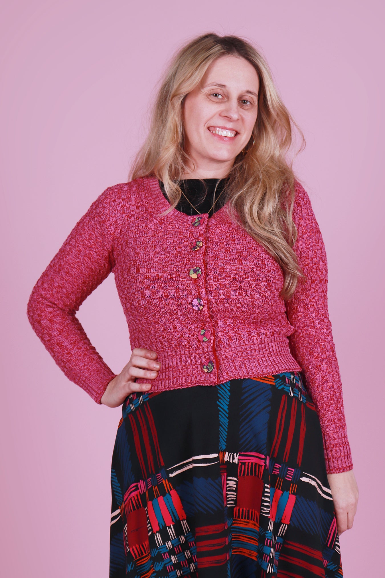 Primrose Cardie Marble Boysenberry Swirl